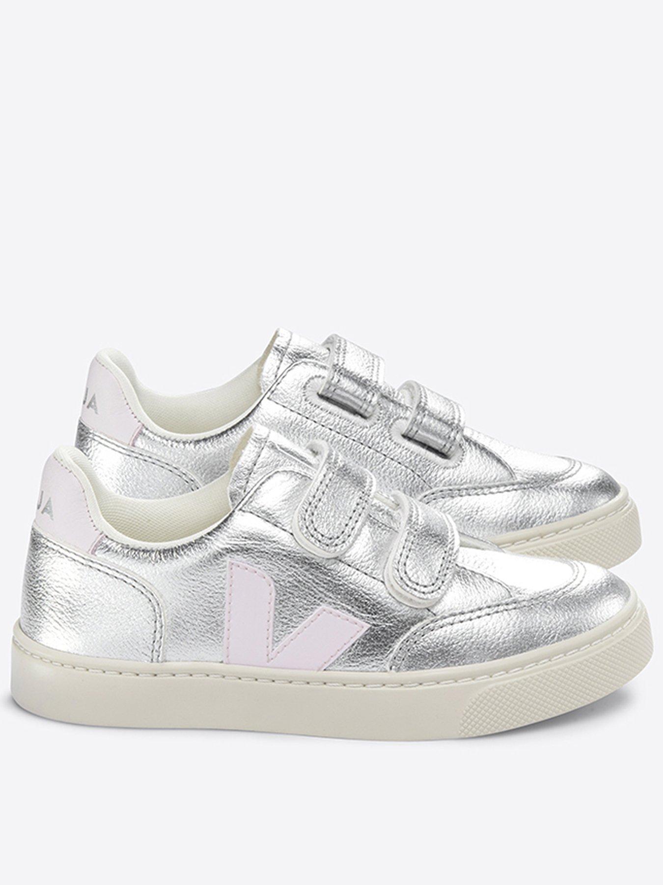 undefined Girls Infant Small V-12 Trainers - Silver