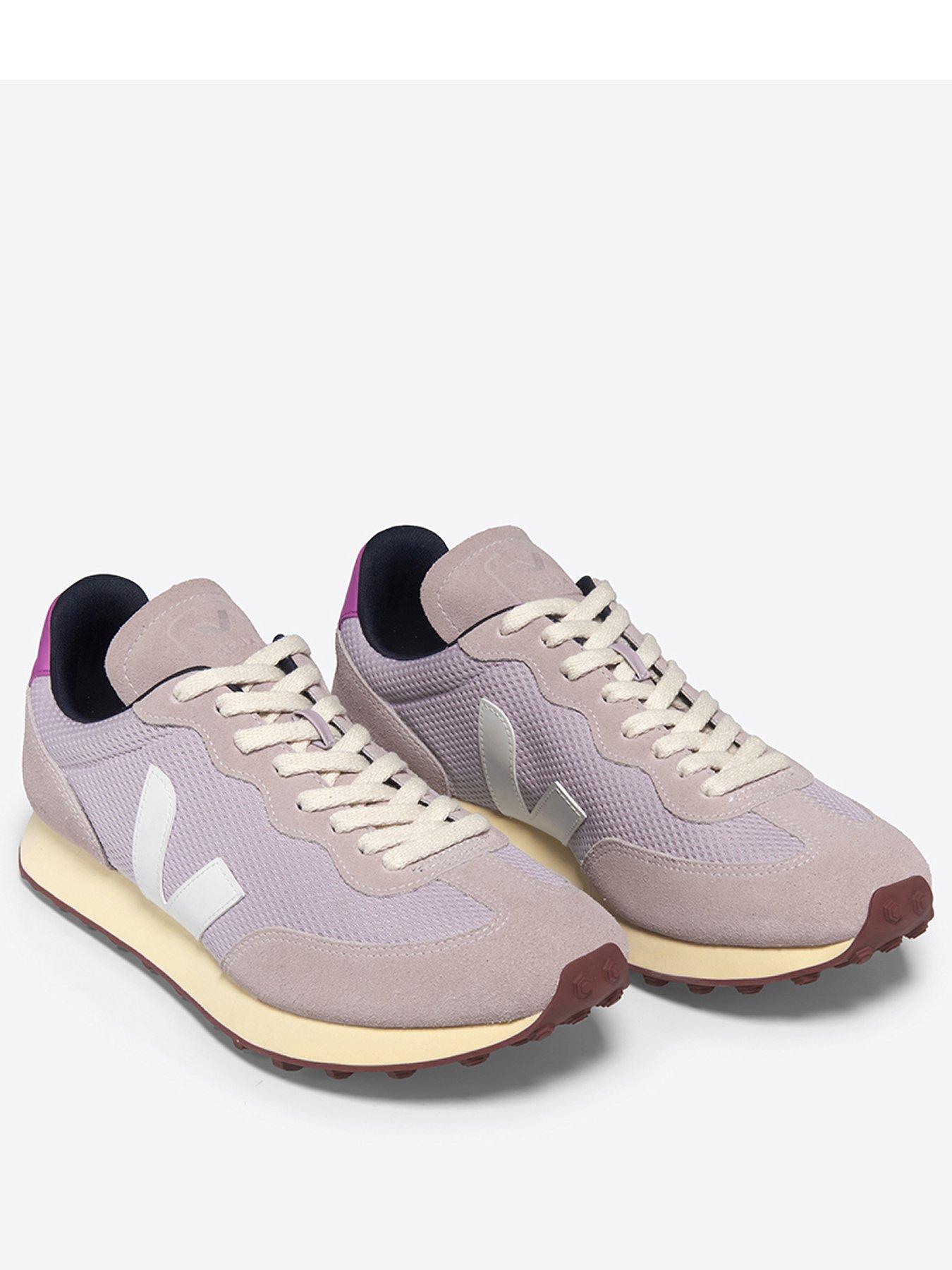 Image 2 of 4 of Veja Womens Rio Branco Trainers - Purple/White