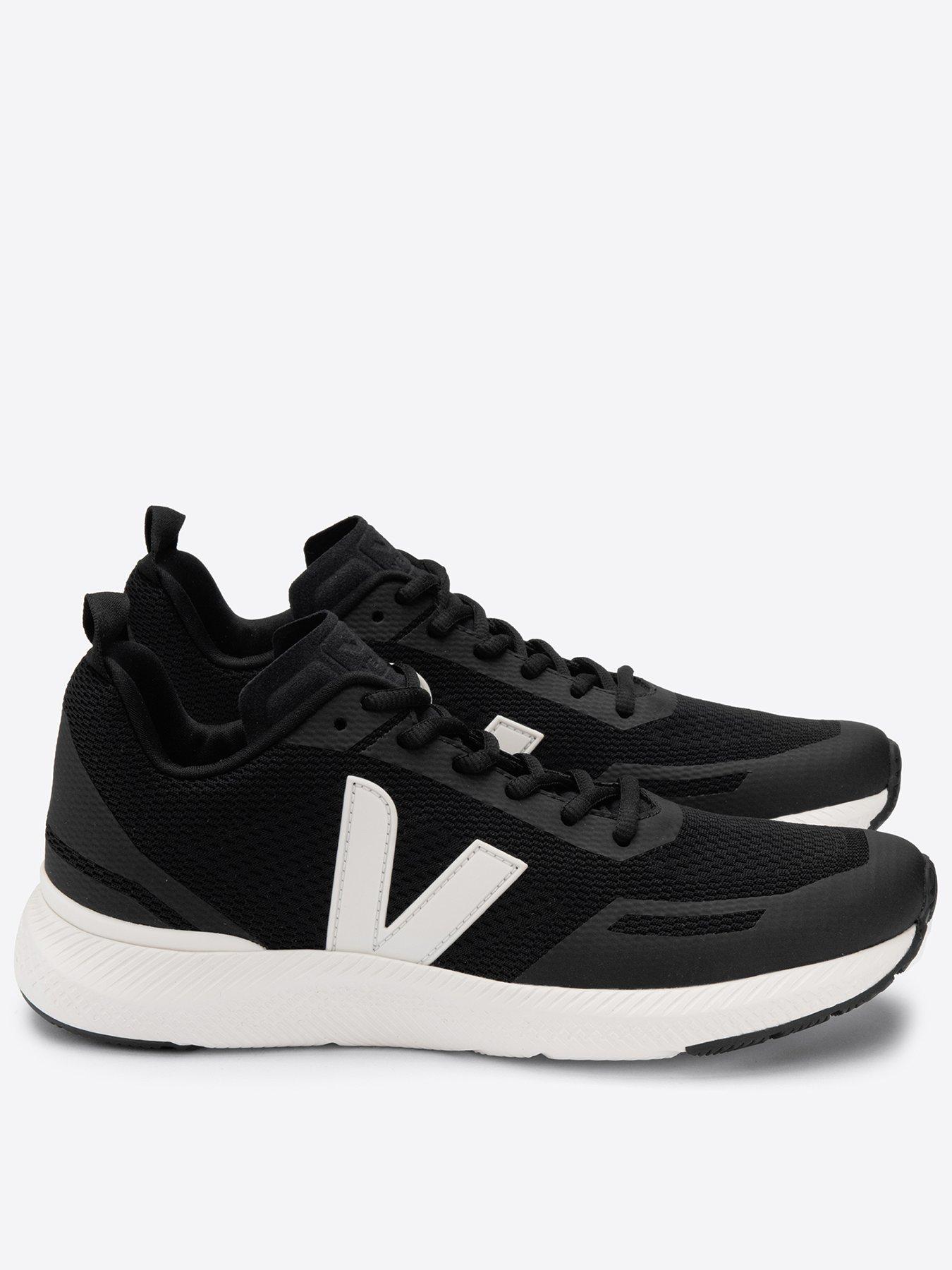 Veja Womens Training Impala Trainers - Black/Cream, Black, Size 7, Women