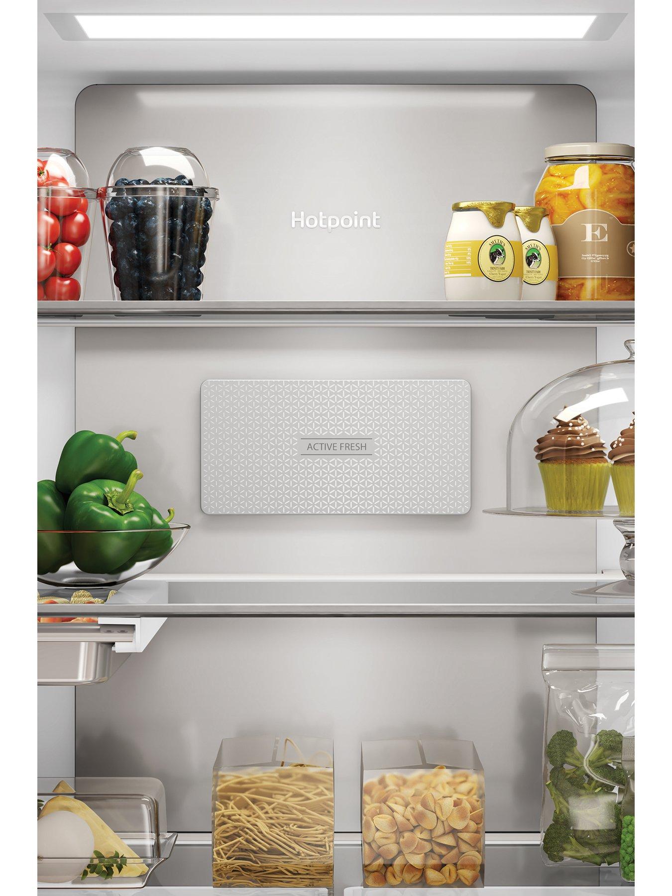 Image 5 of 6 of Hotpoint HQ9 U2BL G Frost Free Fridge Freezer - Black/Inox