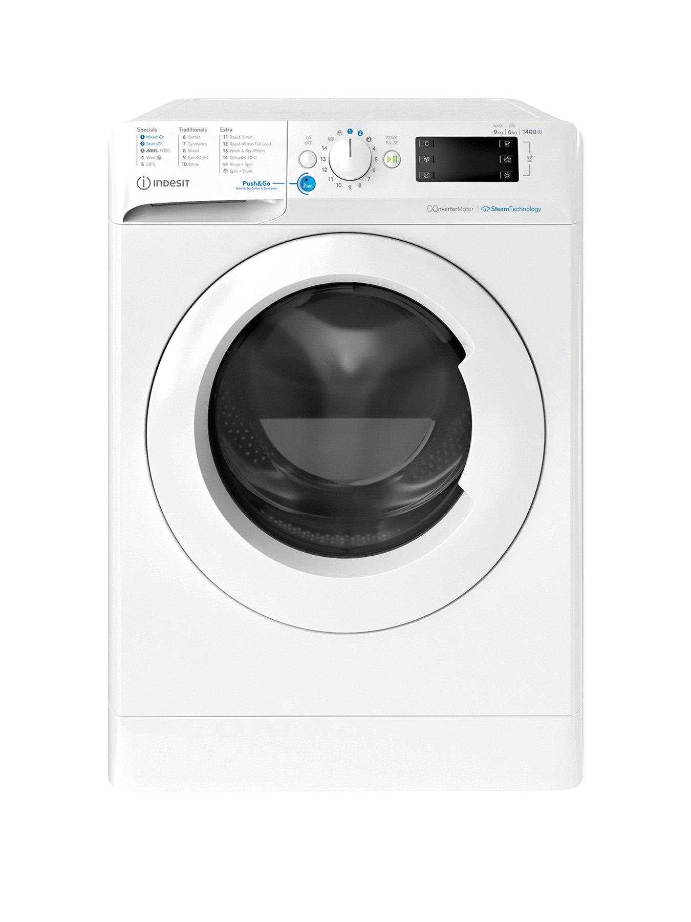 undefined Push & Go BDE86436WVUK 8kg Washer Dryer - White