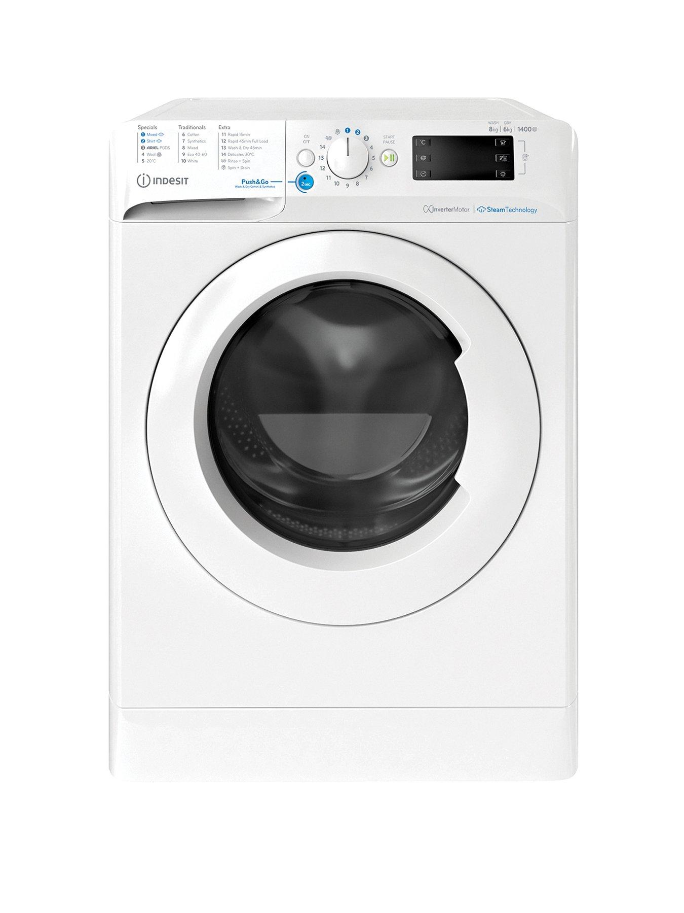 undefined Push & Go BDE96436WVUK 9kg Washer Dryer - White