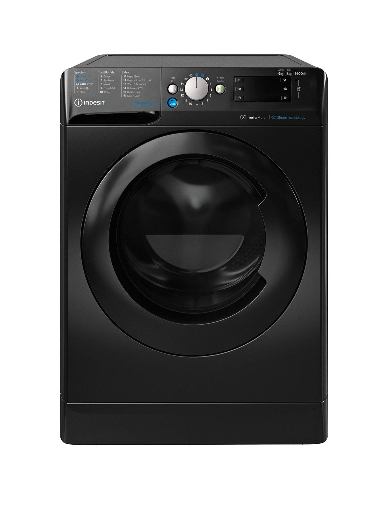undefined Push & Go BDE96436KVUK 9kg Washer Dryer - Black