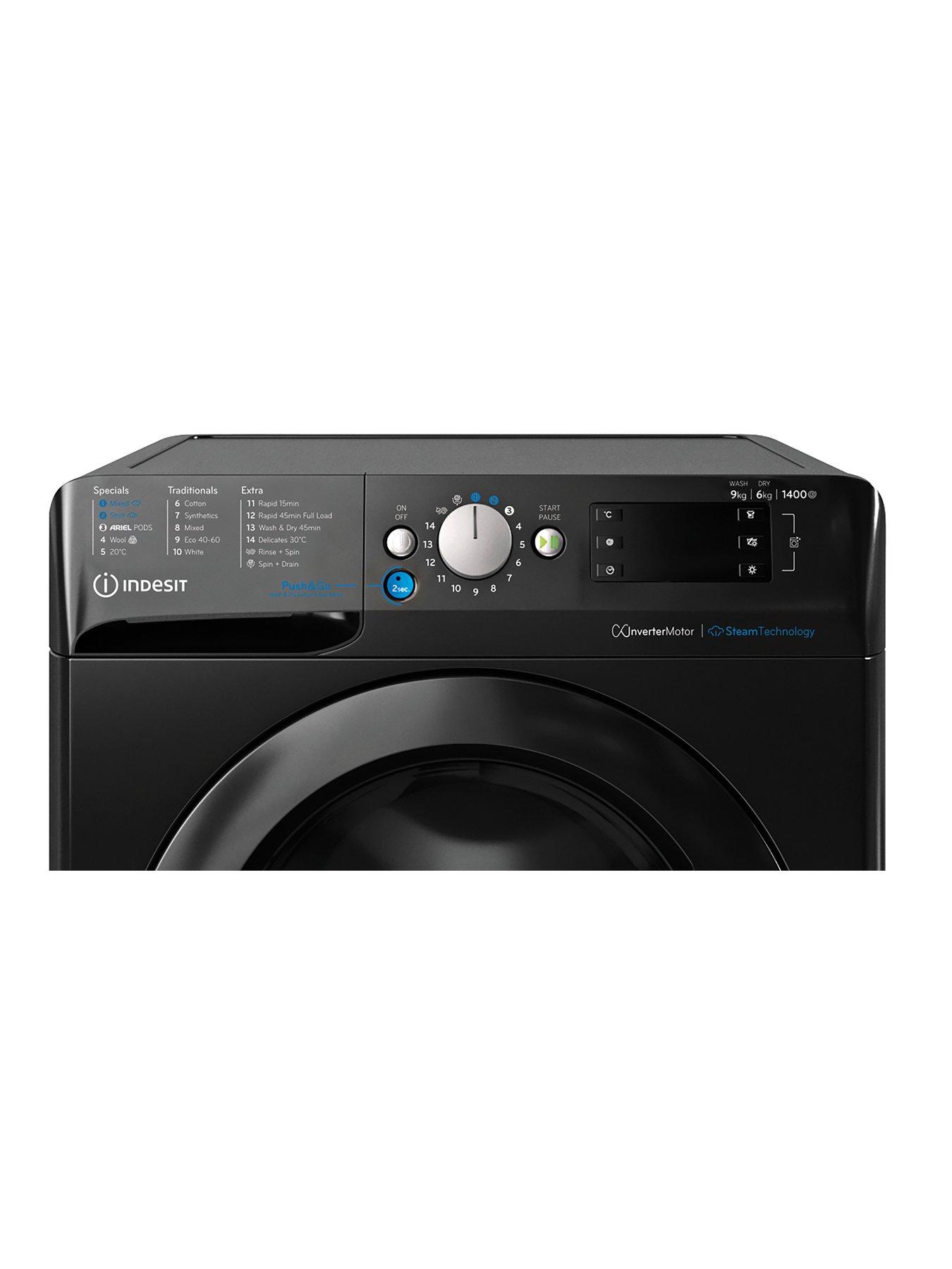 Image 3 of 6 of Indesit Push&amp;Go BDE96436KVUK 9kg Washer Dryer - Black