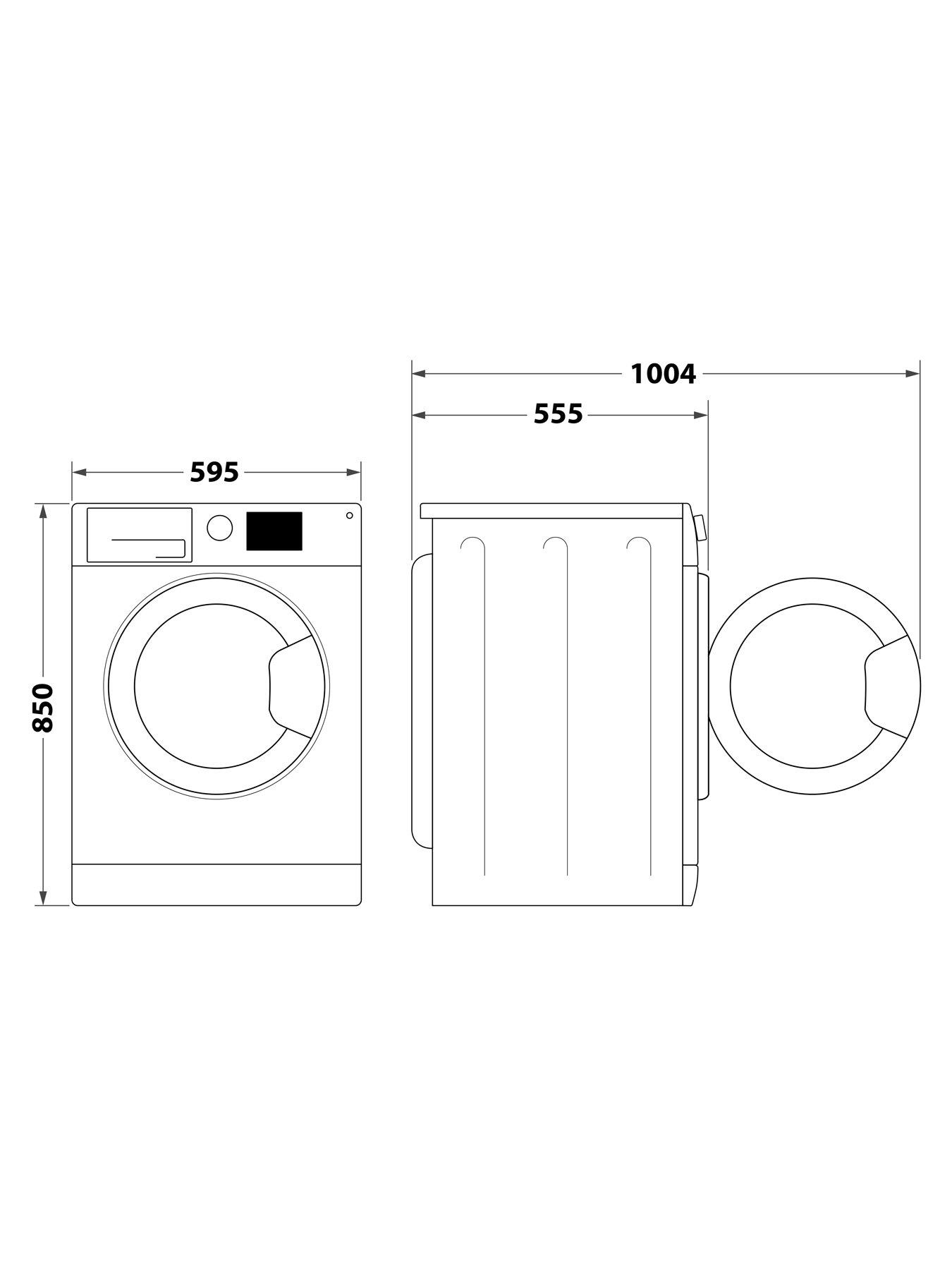 Image 6 of 6 of Indesit Push&amp;Go BDE96436KVUK 9kg Washer Dryer - Black