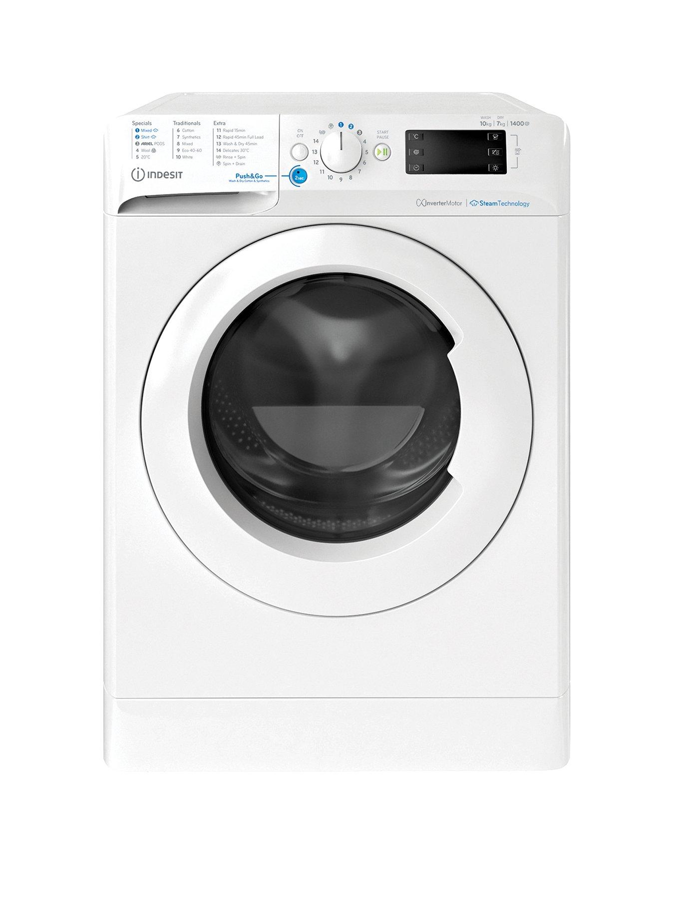 undefined Push & Go BDE107436WVUK 10kg Washer Dryer - White