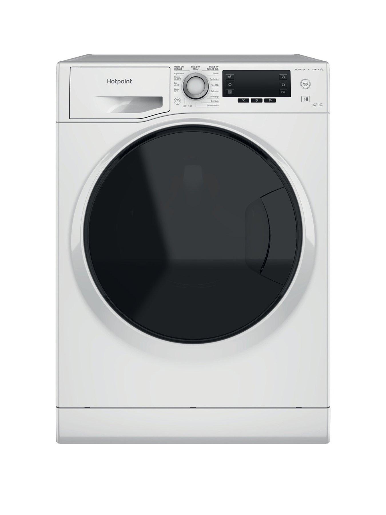 Hotpoint ActiveCare NDD86448WDAUK 8kg Wash, 6kg Dry, 1400 Spin Washer Dryer - White