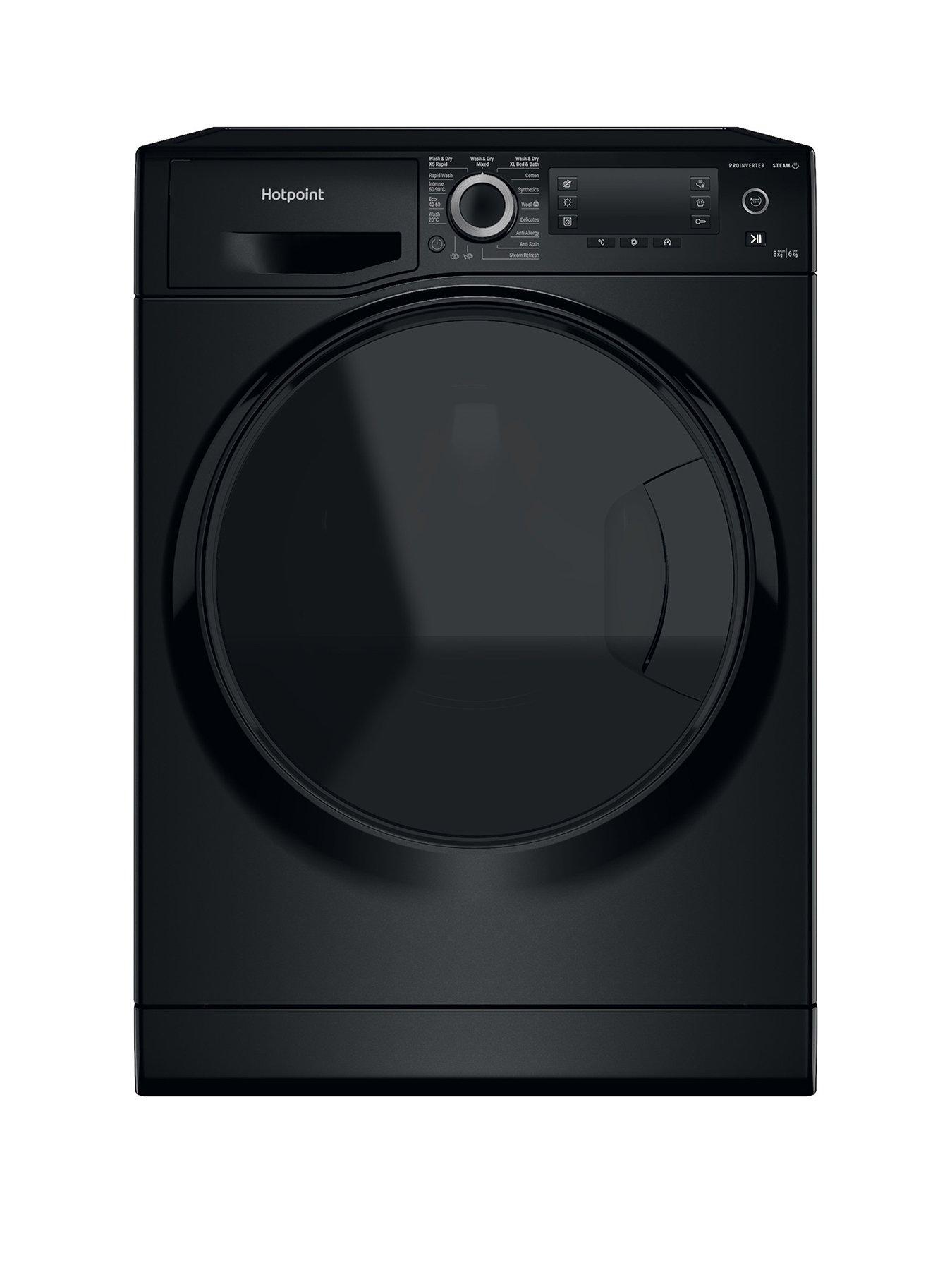 undefined ActiveCare NDD86448BDAUK 8kg Wash, 6kg Dry, 1400 Spin Washer Dryer - Black