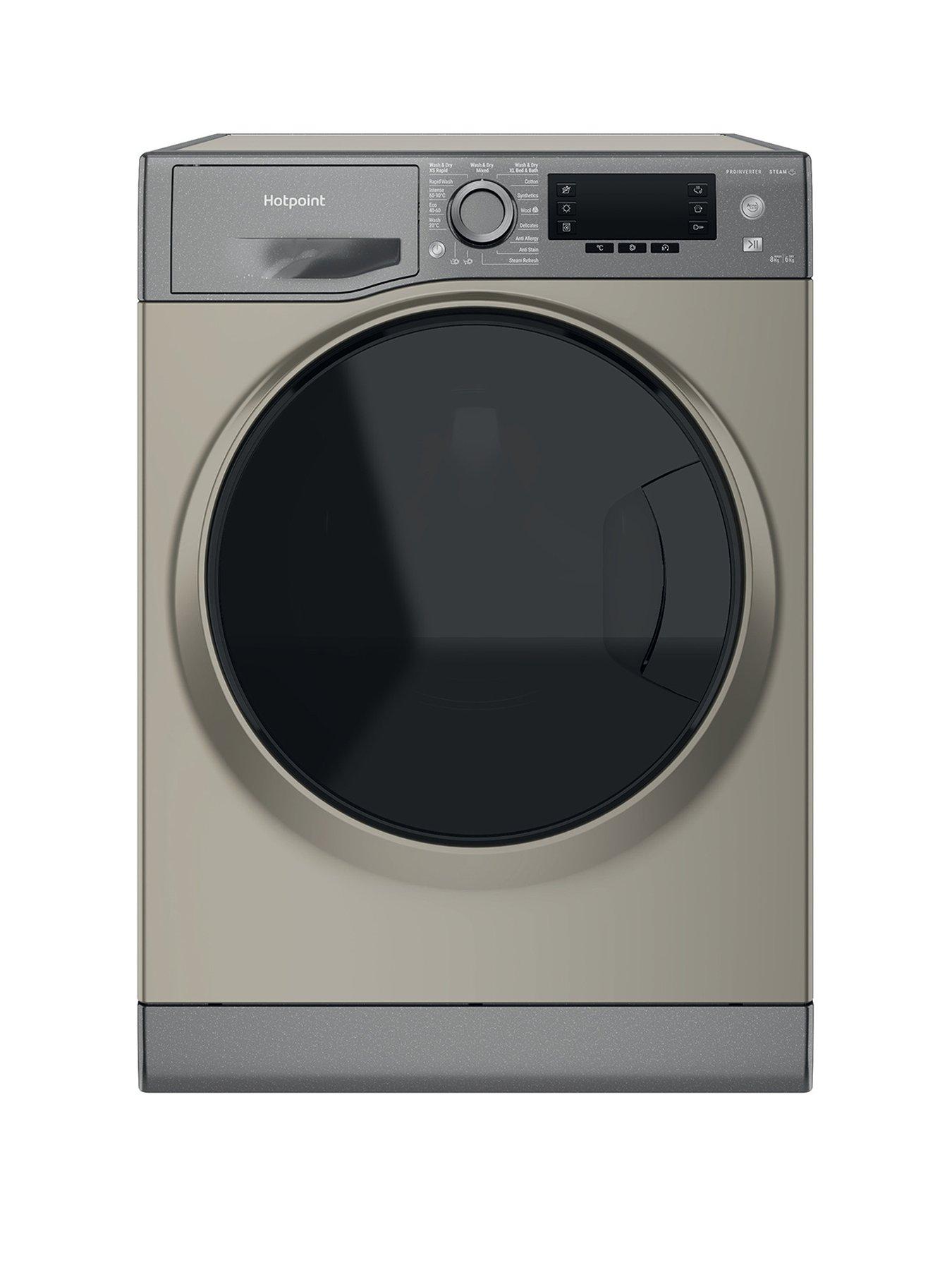 undefined ActiveCare NDD86448GDAUK 8kg Wash, 6kg Dry, 1400 Spin Washer Dryer - Graphite