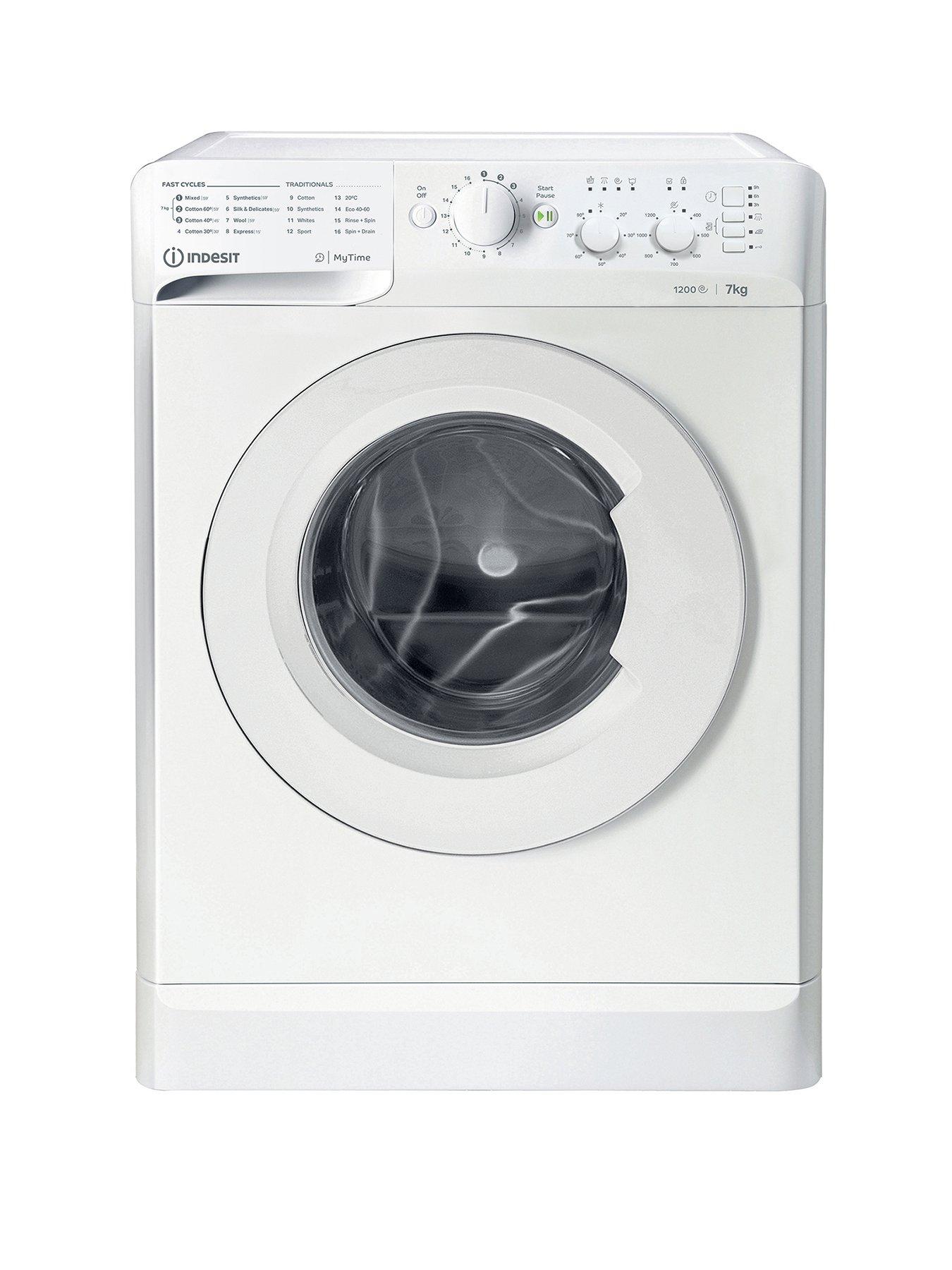 undefined Water Balance+ MTWC71252WUK 7kg Load, 1200 Spin Washing Machine - White