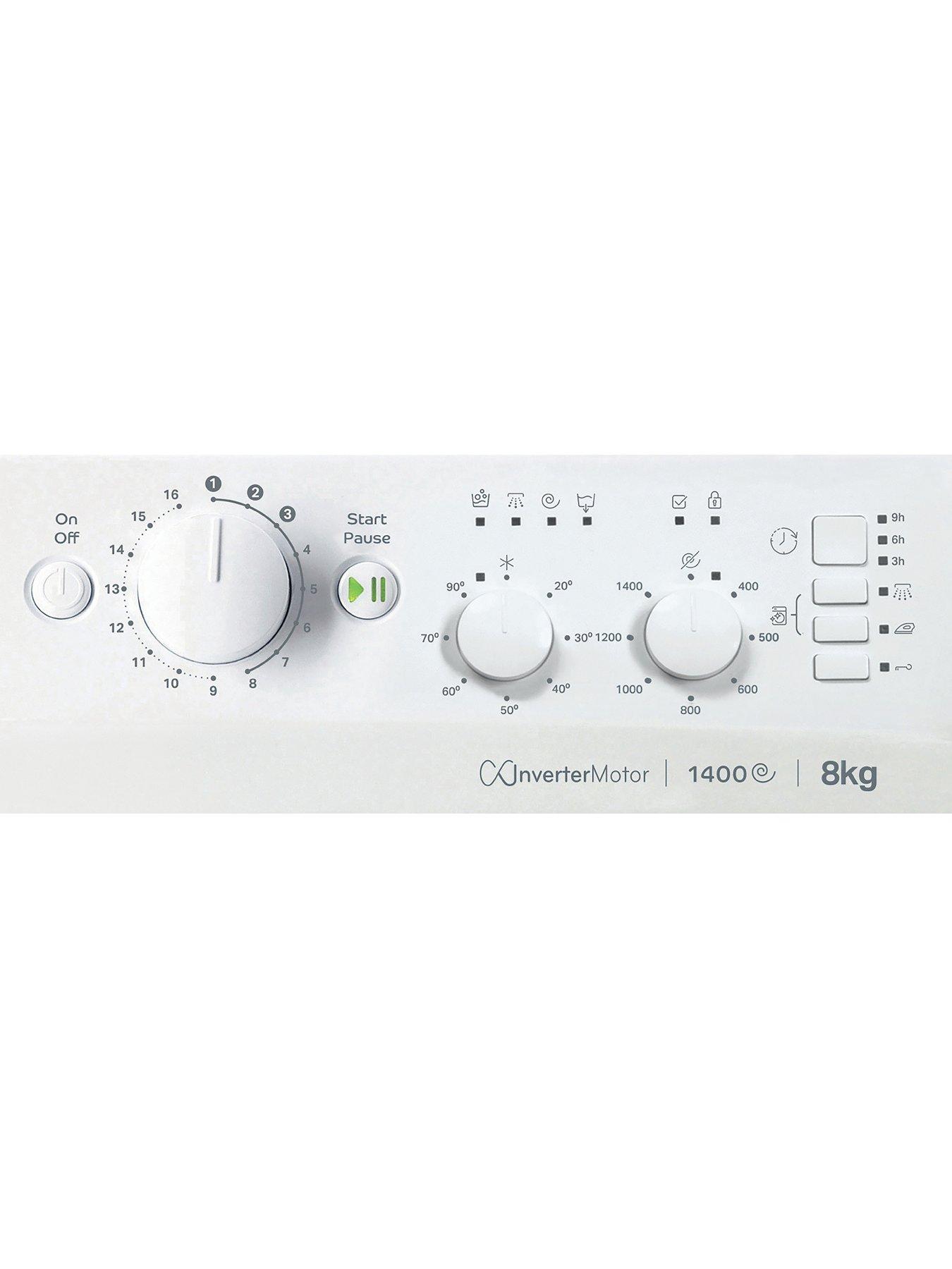 Image 4 of 6 of Indesit Water Balance+ MTWC81495WUK 8kg Load, 1400 Spin&nbsp;Washing Machine - White