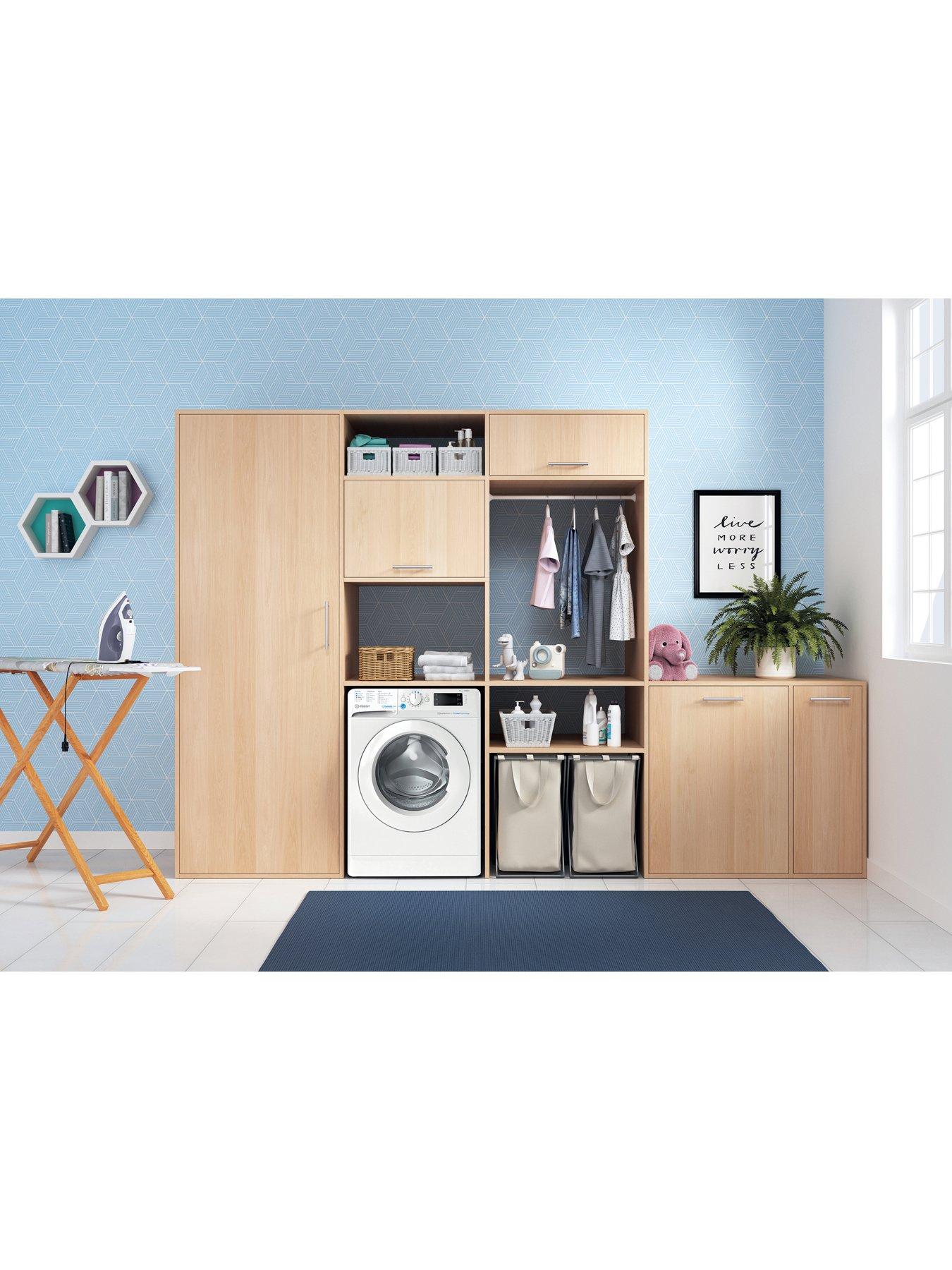 Image 3 of 7 of Indesit Innex Steam Push&amp;Go BWE111496XWVUK 11kg Washing Machine - White