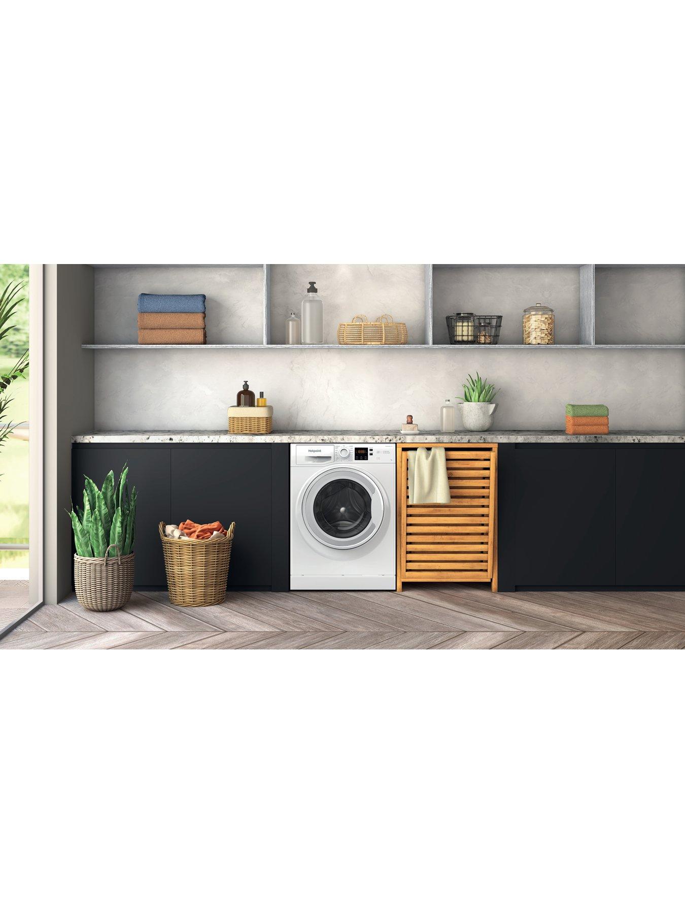 Image 3 of 8 of Hotpoint Anti-Stain NSWM7469WUK 7kg Load, 1400 Spin Washing Machine - White - A Rated