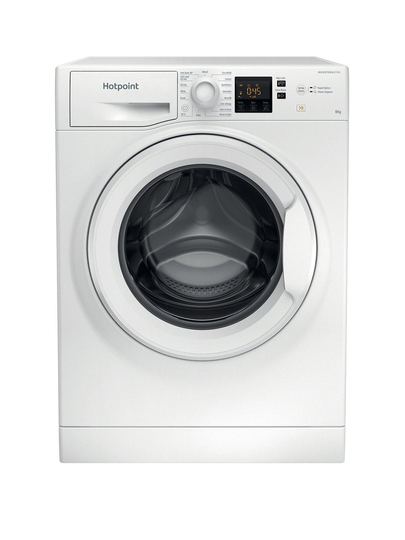undefined Anti-Stain NSWM946WUK 9kg Load, 1400 Spin Washing Machine - White - A Rated