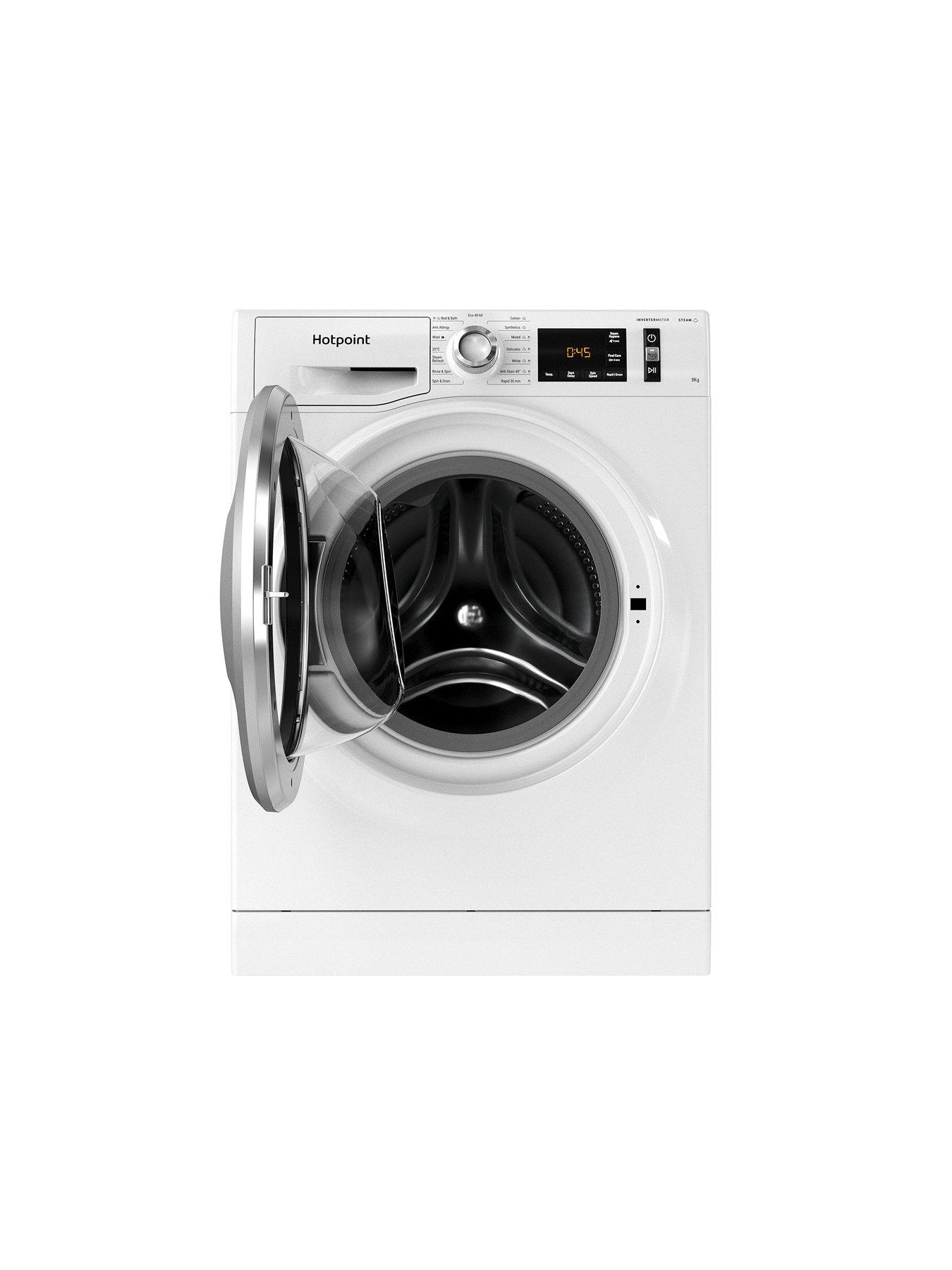 Image 2 of 7 of Hotpoint ActiveCare NM11948WCAUK 9kg Load, 1400 Spin Washing Machine - White - A-20% Rated