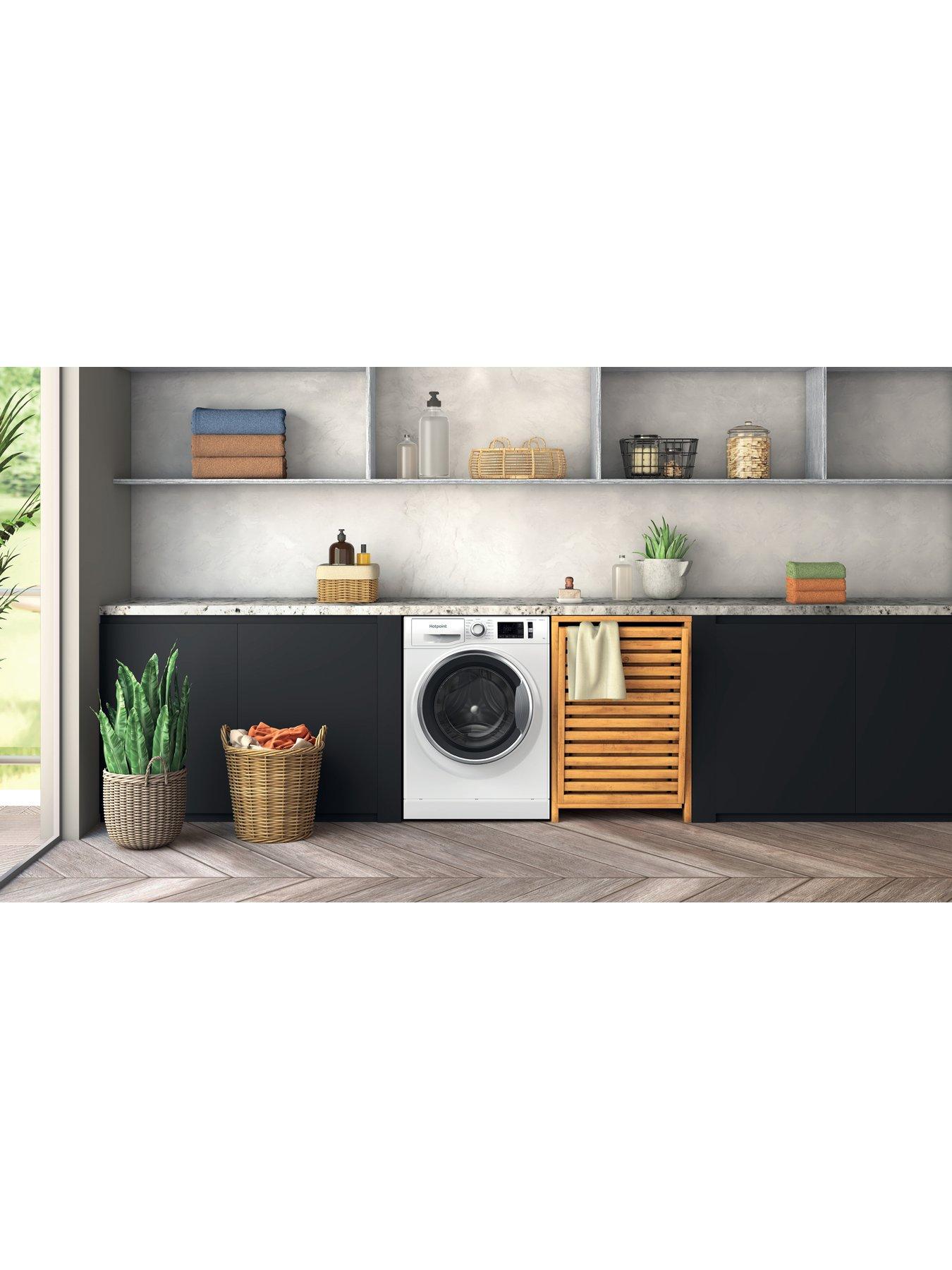 Image 3 of 7 of Hotpoint ActiveCare NM11948WCAUK 9kg Load, 1400 Spin Washing Machine - White - A-20% Rated