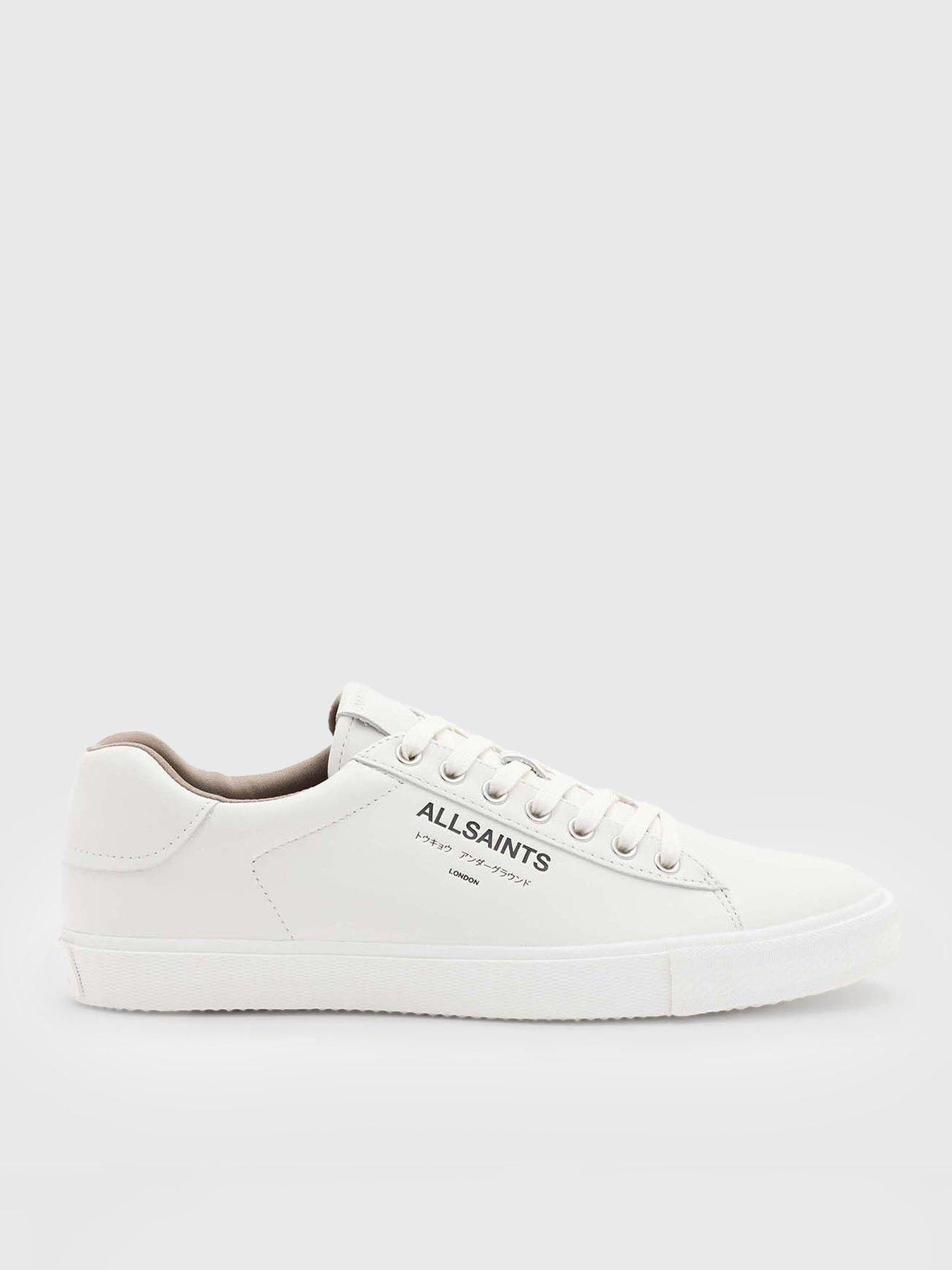 AllSaints Underground Leather Sneaker - White