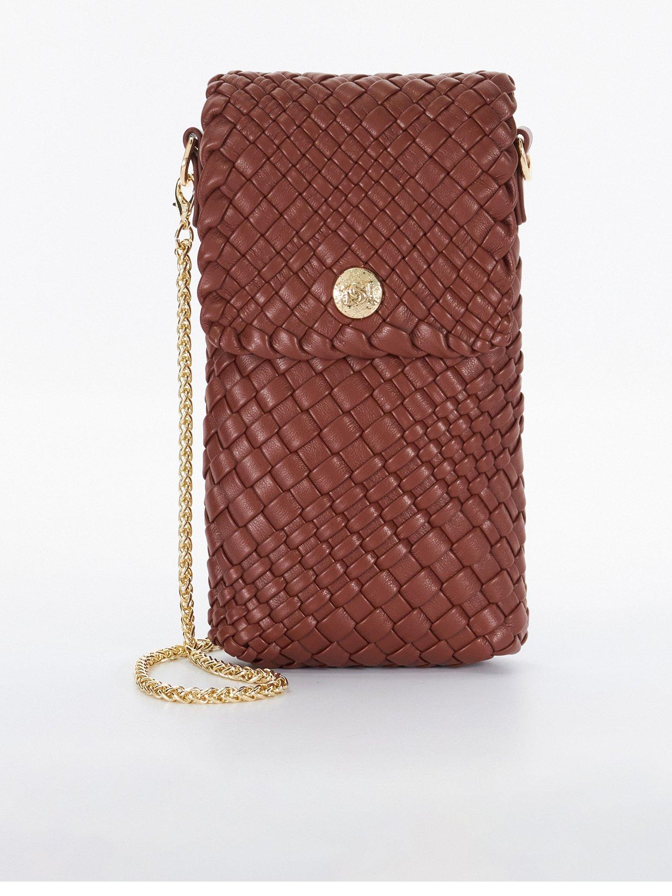 undefined Saff Woven Phone Lanyard Purse