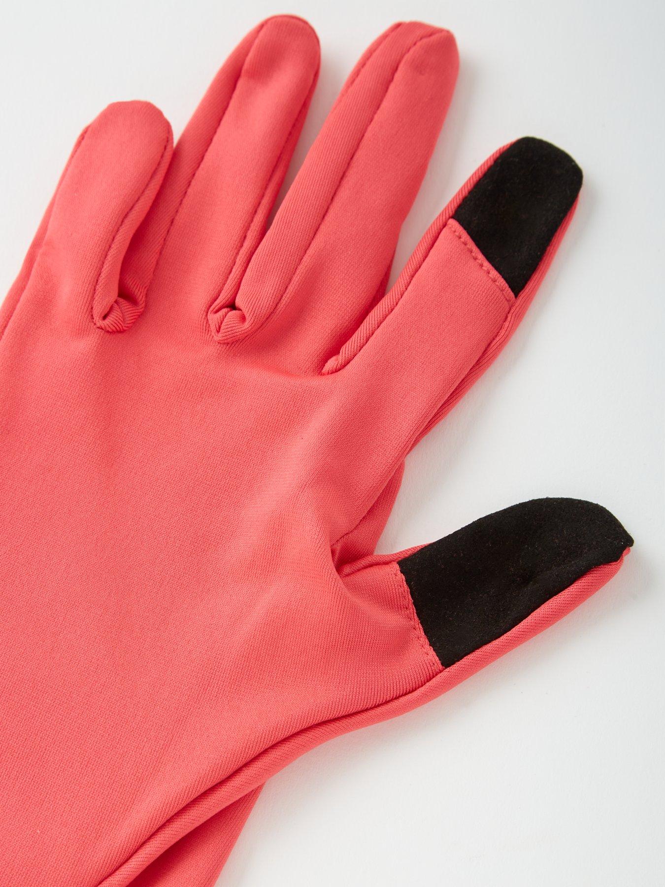 Image 3 of 4 of Nike Womens Running Pacer Lightweight Gloves - Pink