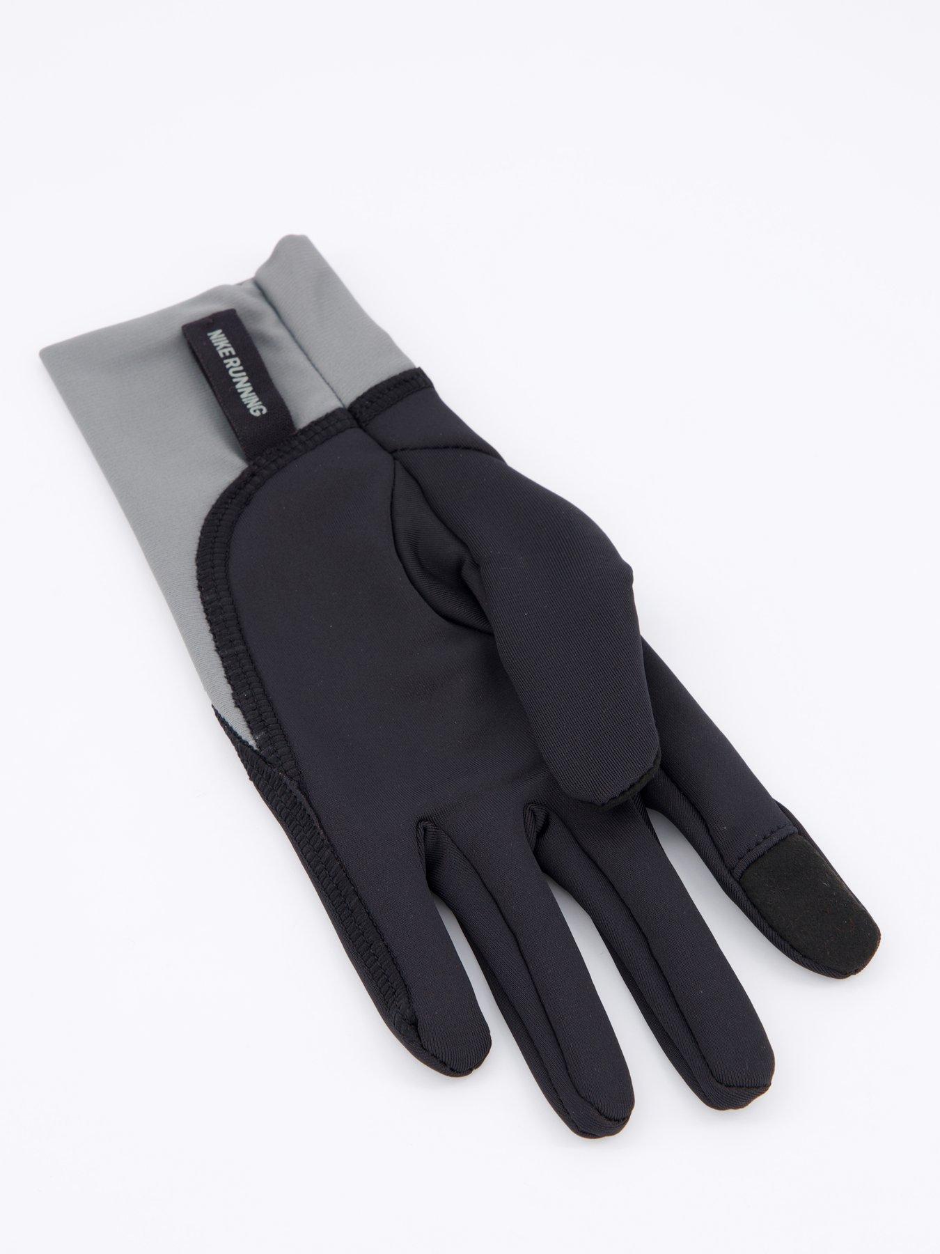 Image 4 of 4 of Nike Womens Running Pacer Midweight Gloves - Black