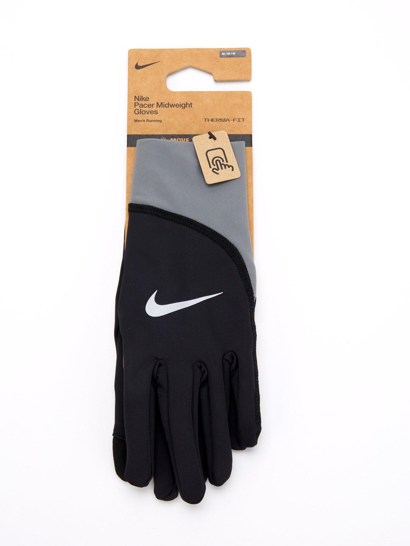 Nike Mens Running Pacer Midweight Gloves Very