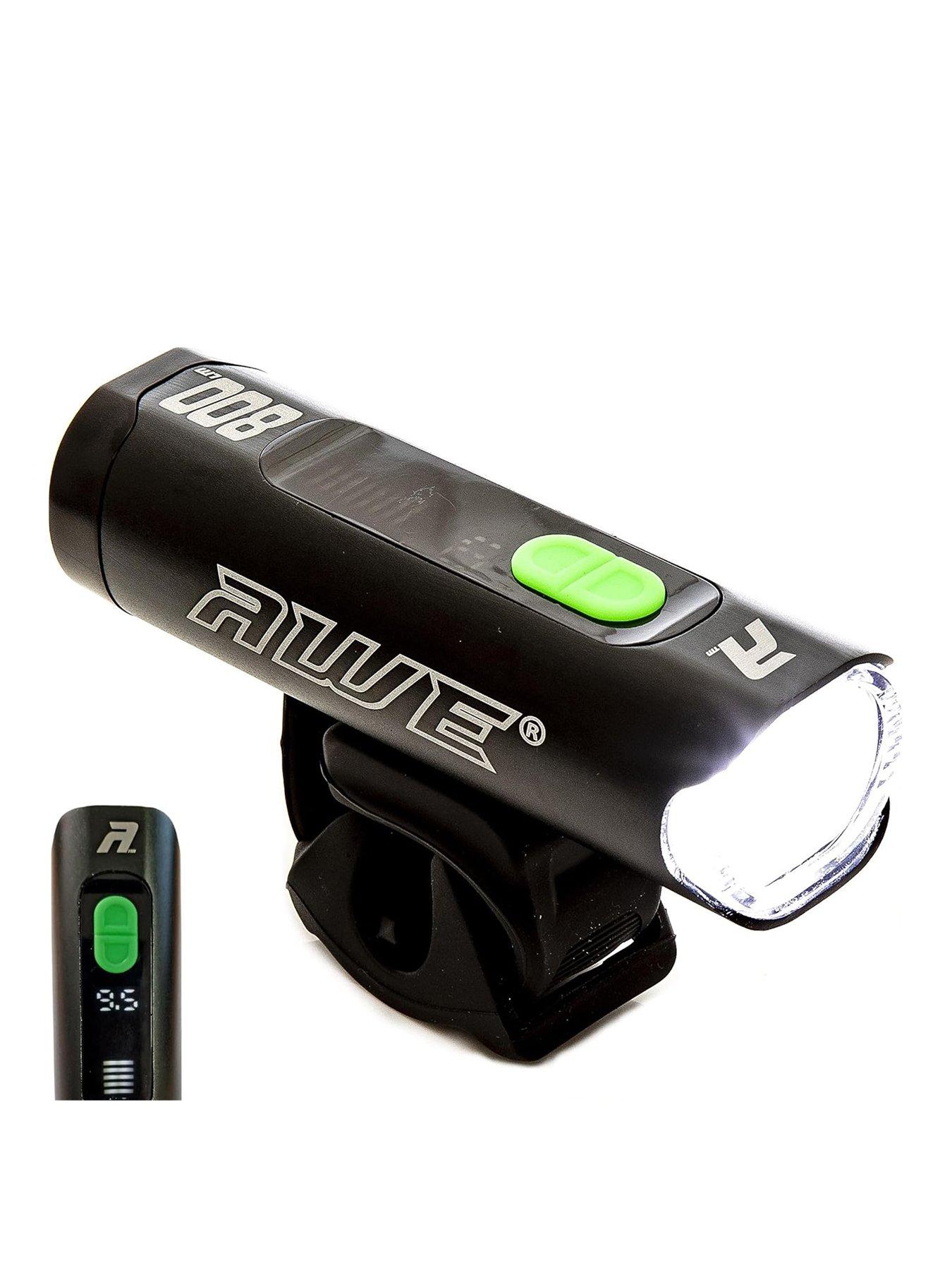 AWE Blast 500 Lumens Rechargeable AweBright LED Front Bicycle Light Black 7 hrs Run Time Very