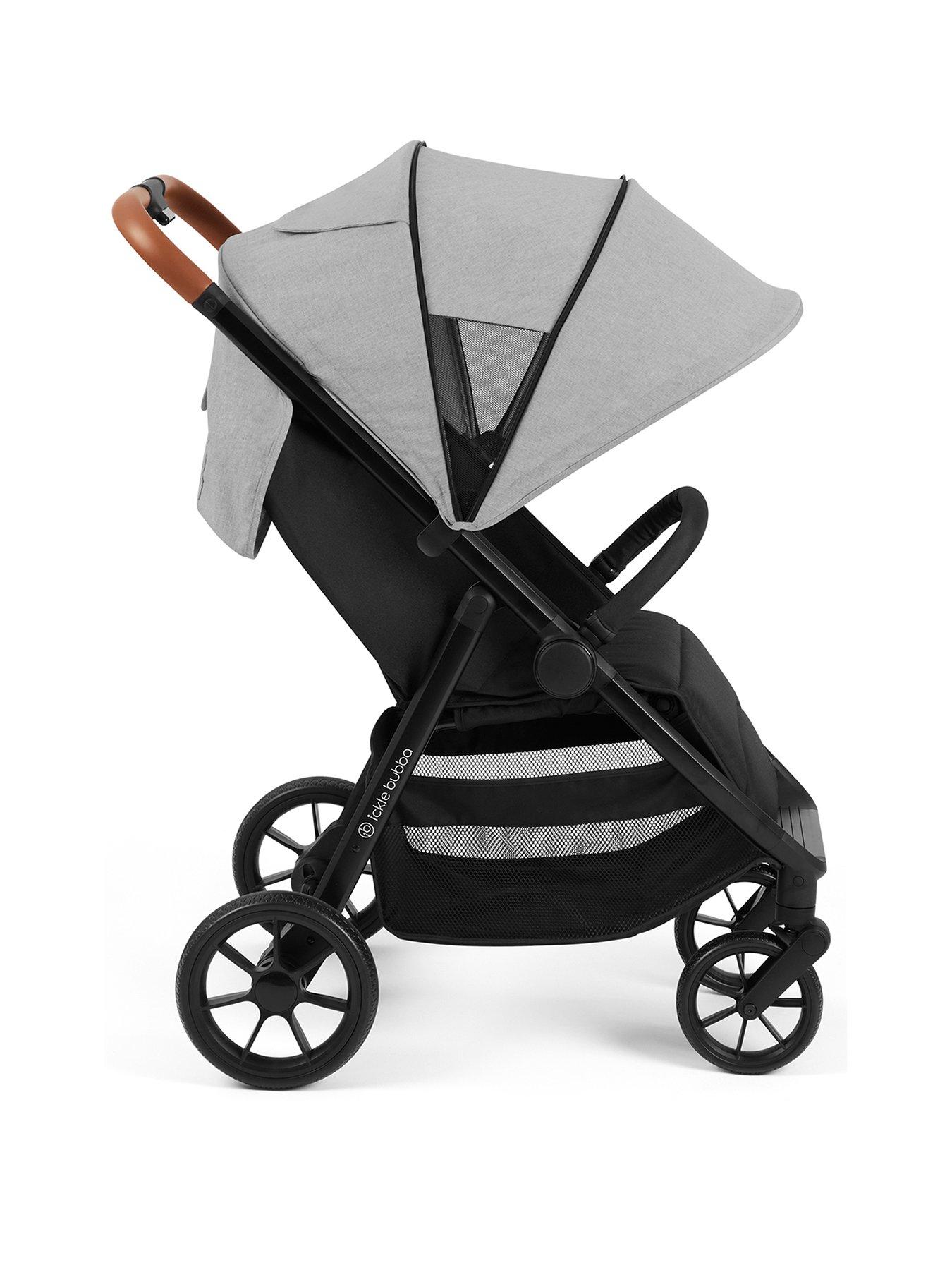 Image 3 of 7 of Ickle Bubba Stomp Stride Max Stroller - Pearl Grey