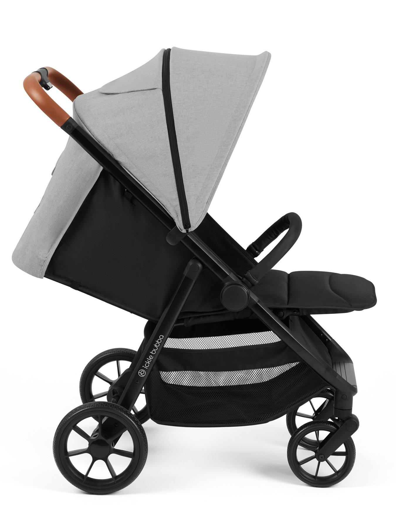 Image 4 of 7 of Ickle Bubba Stomp Stride Max Stroller - Pearl Grey