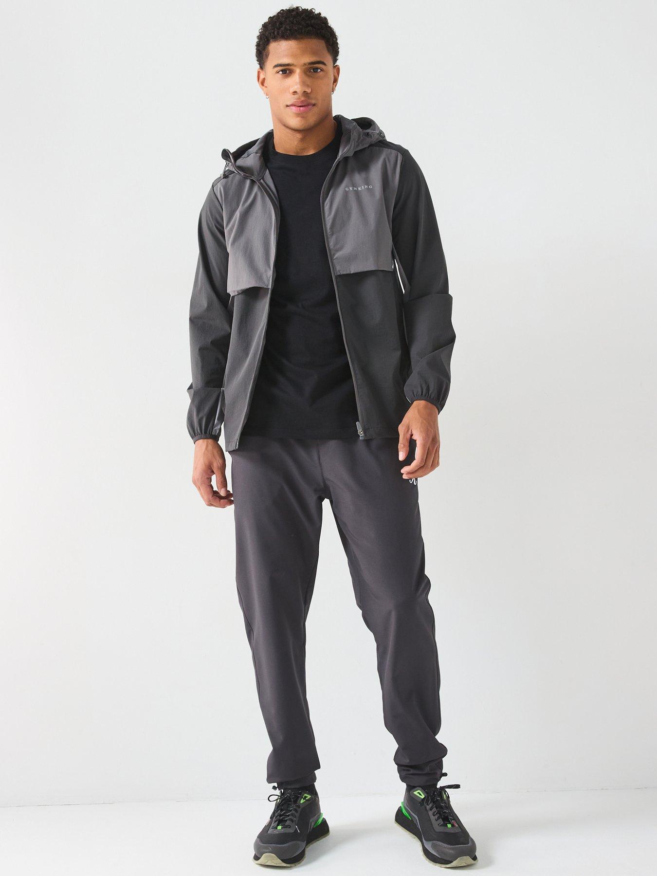 Image 5 of 5 of Gym King Mens Fundamental Woven Jogger - Dark Pewter
