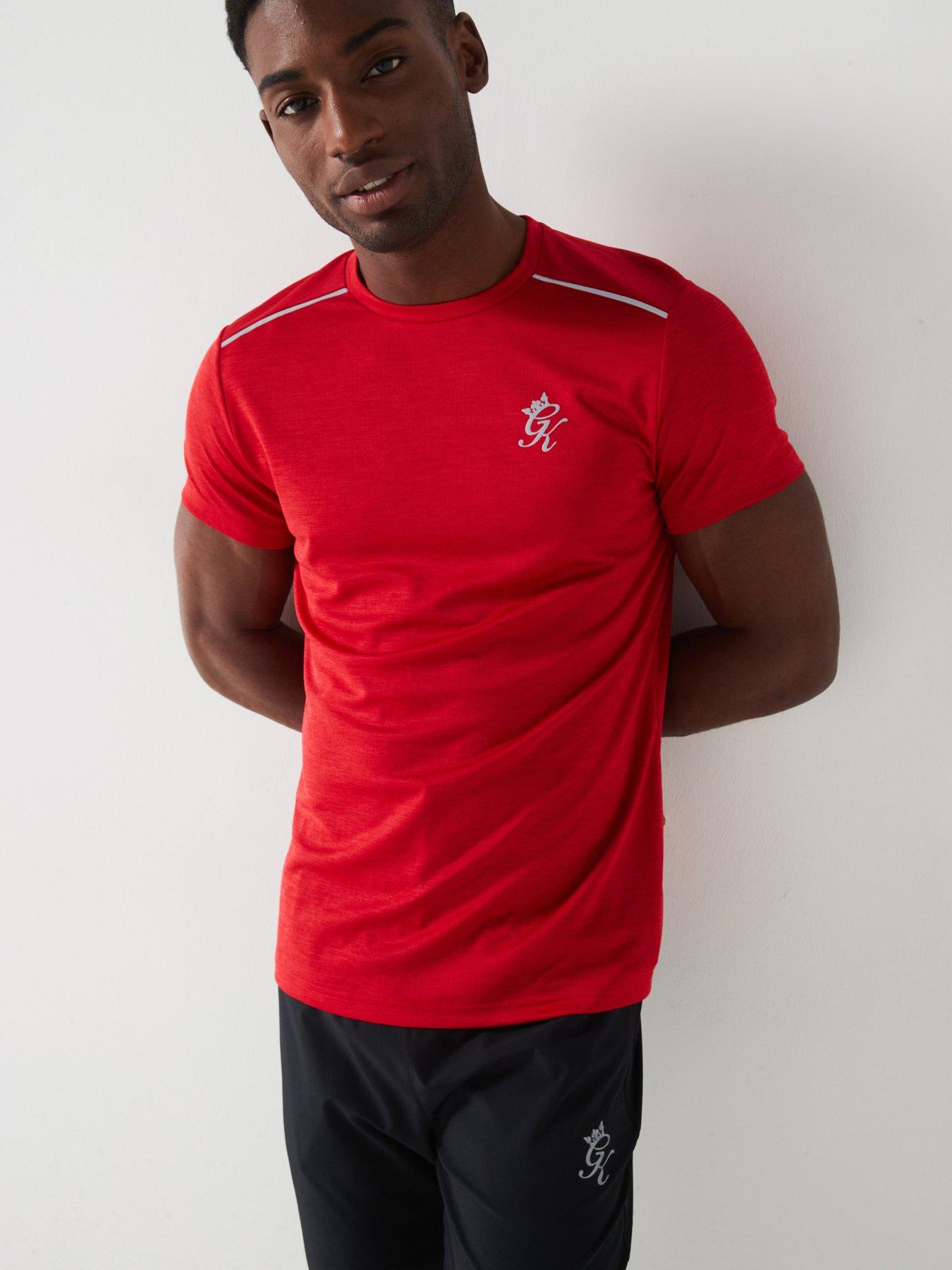 undefined Men's Energy Flex Marl T-Shirt - Red