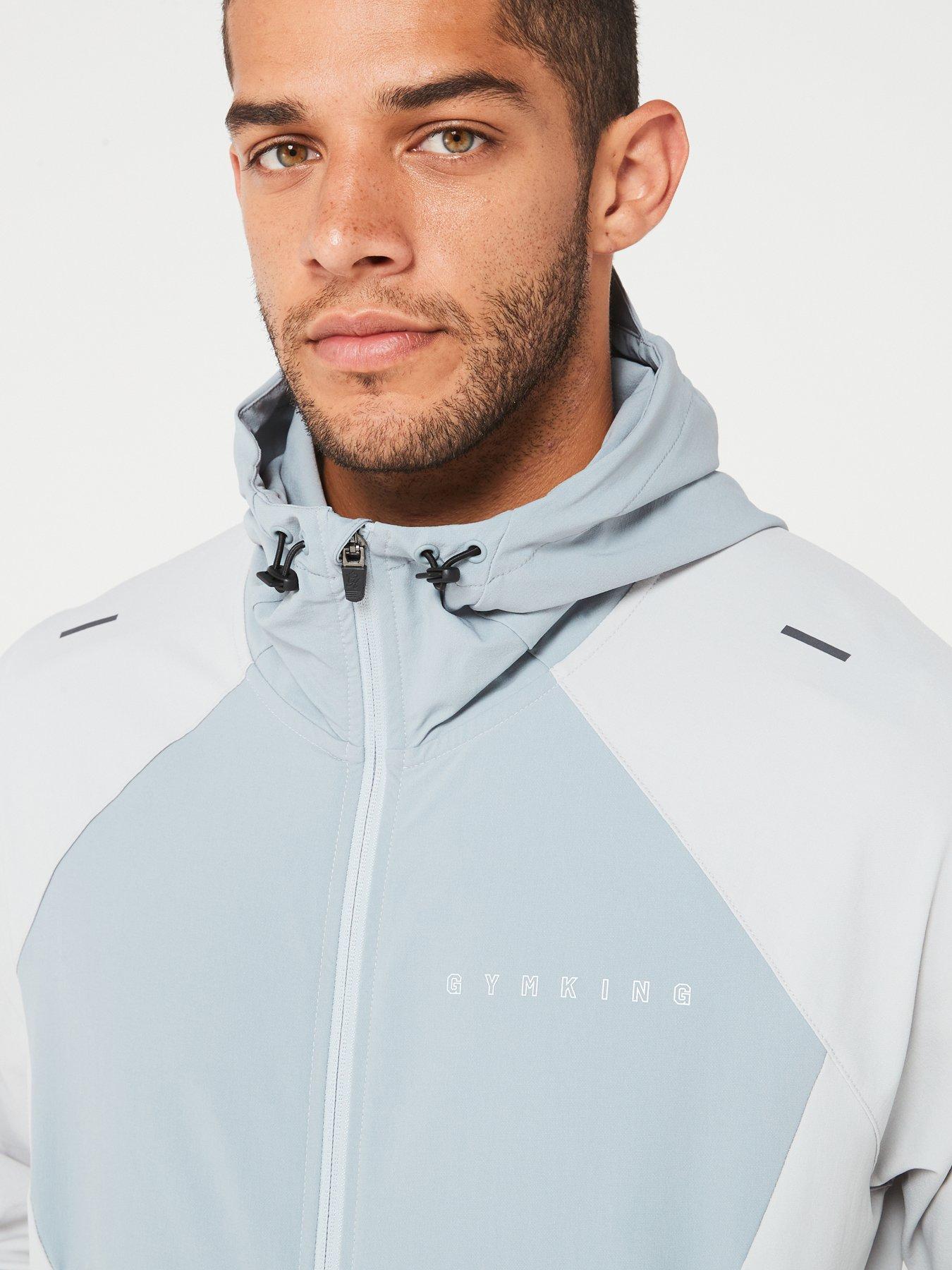 Grey gym king jacket best sale