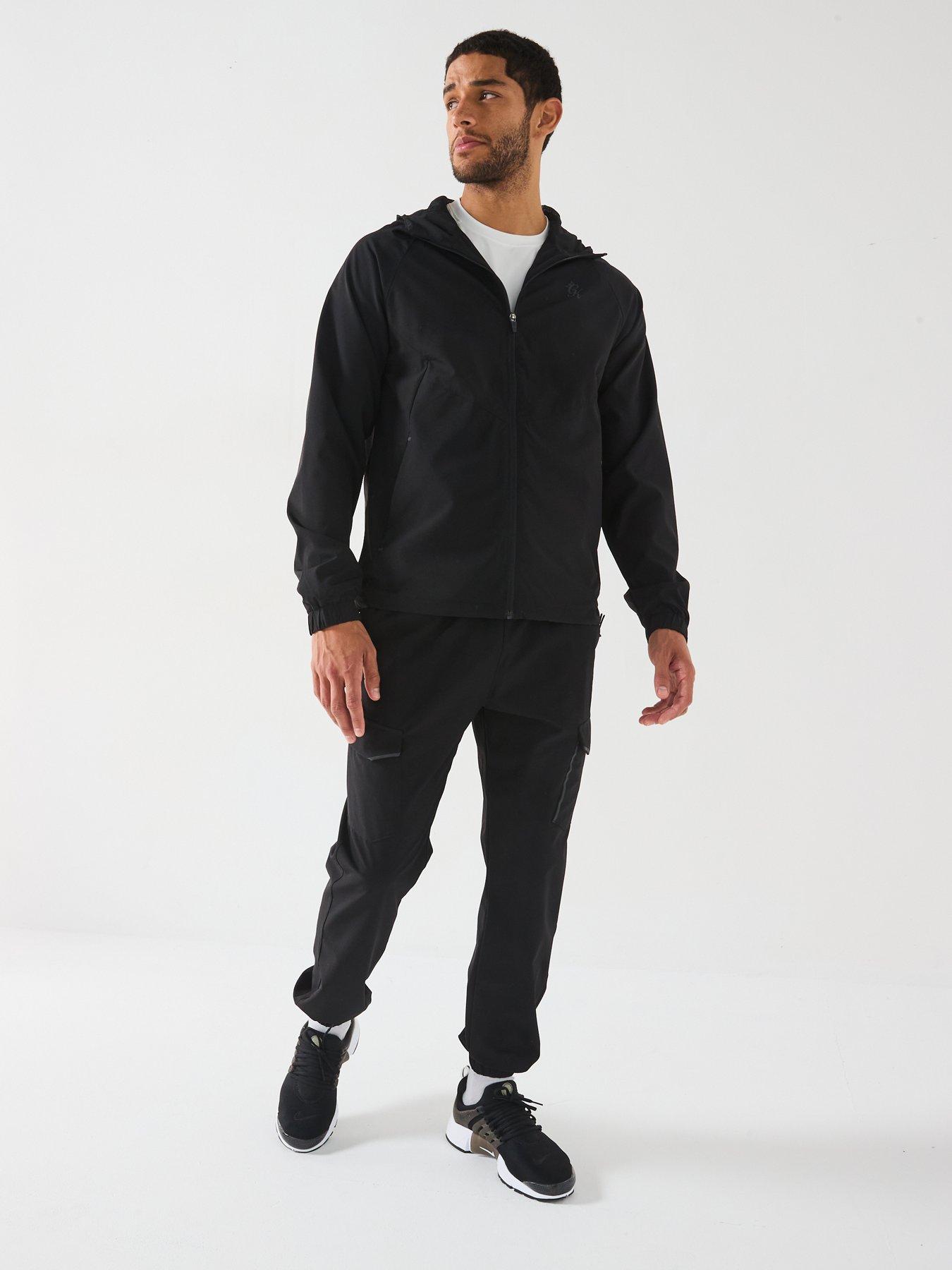 Image 5 of 6 of Gym King Men's Elite Ripstop Tracksuit Top - Black