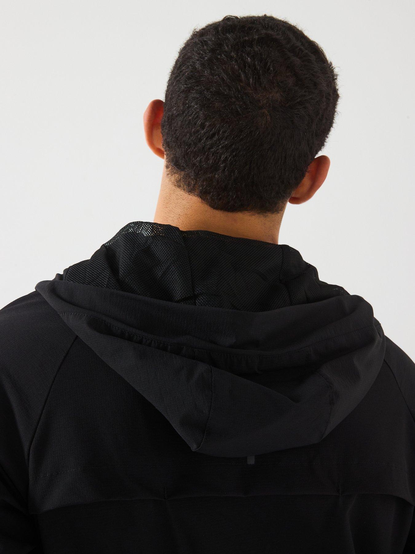 Image 6 of 6 of Gym King Men's Elite Ripstop Tracksuit Top - Black