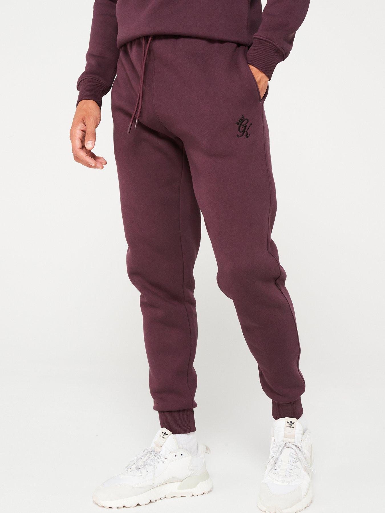 Gym king burgundy tracksuit clearance