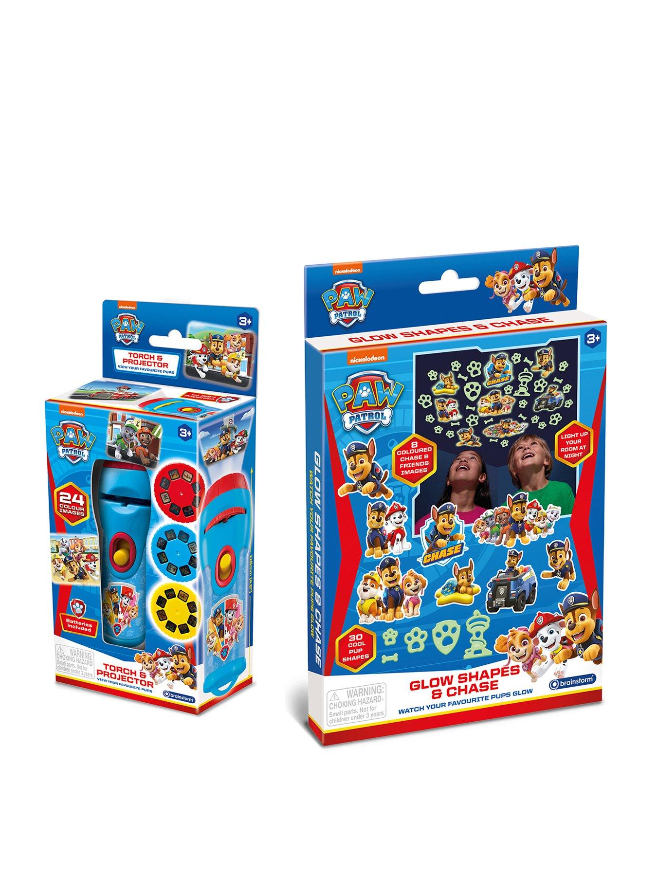 Nickelodeon PAW Patrol Torch & Projector and Glow Shapes and Chase Pack