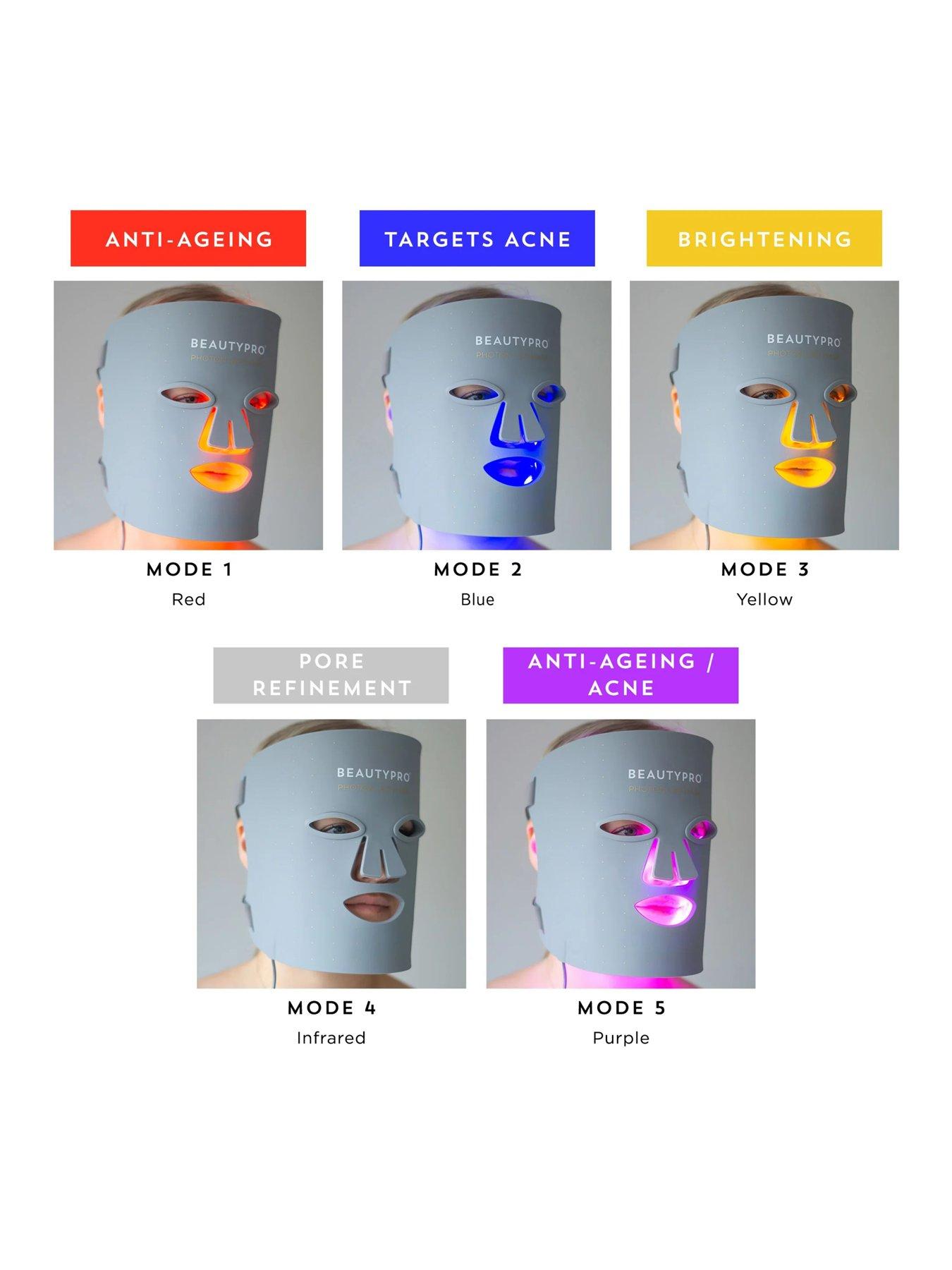 Beauty Pro Beautypro Photon LED Light Therapy Facial Mask | Very.co.uk