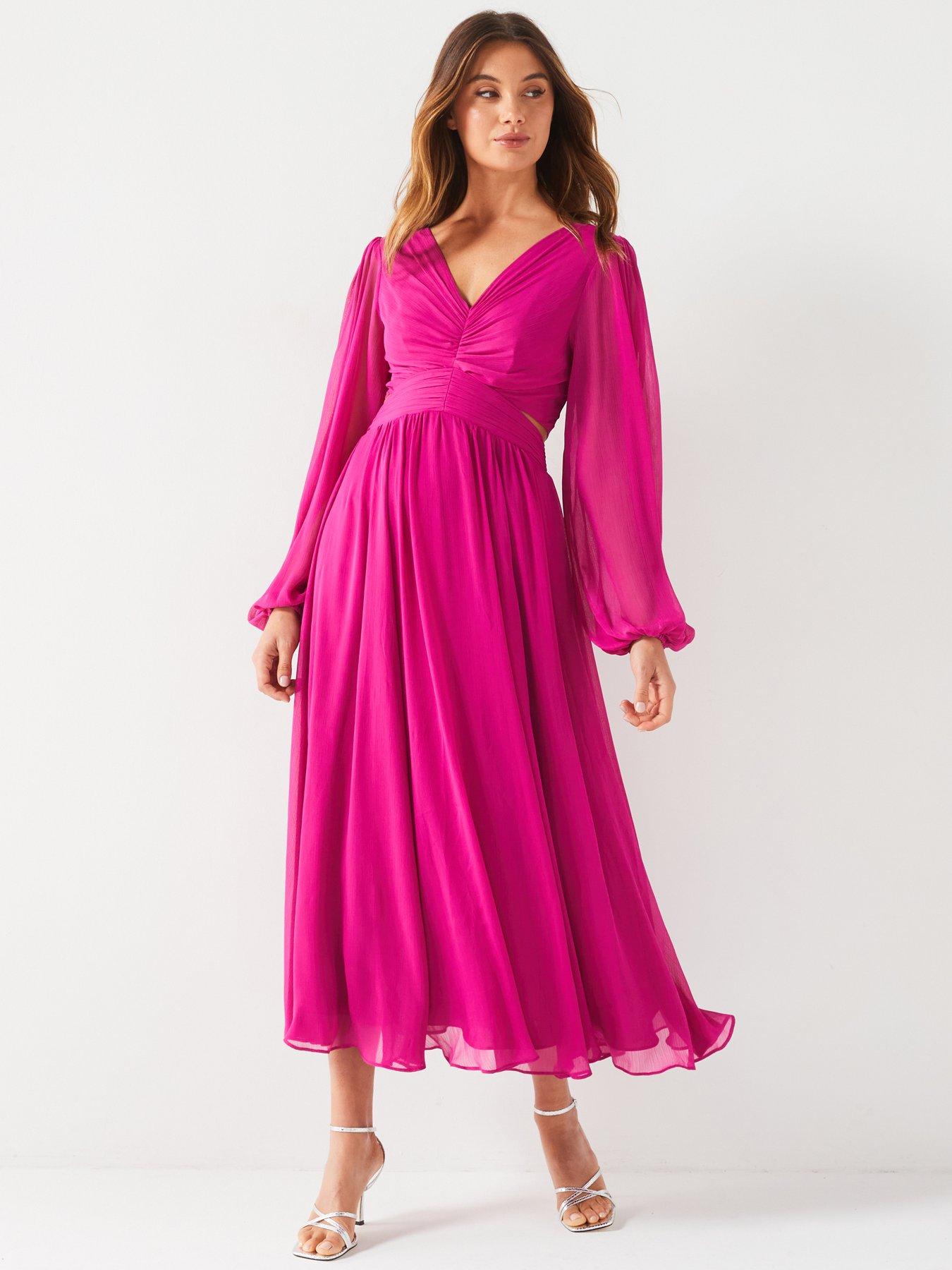 Pink womens dresses 2025
