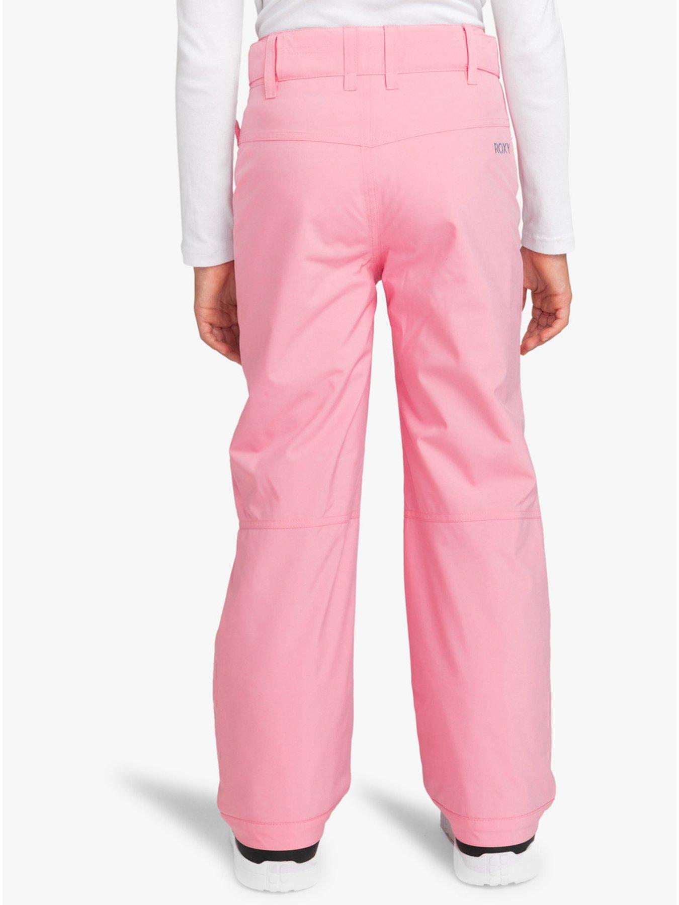 Roxy Girls' Backyard Ski Pants Pink Very
