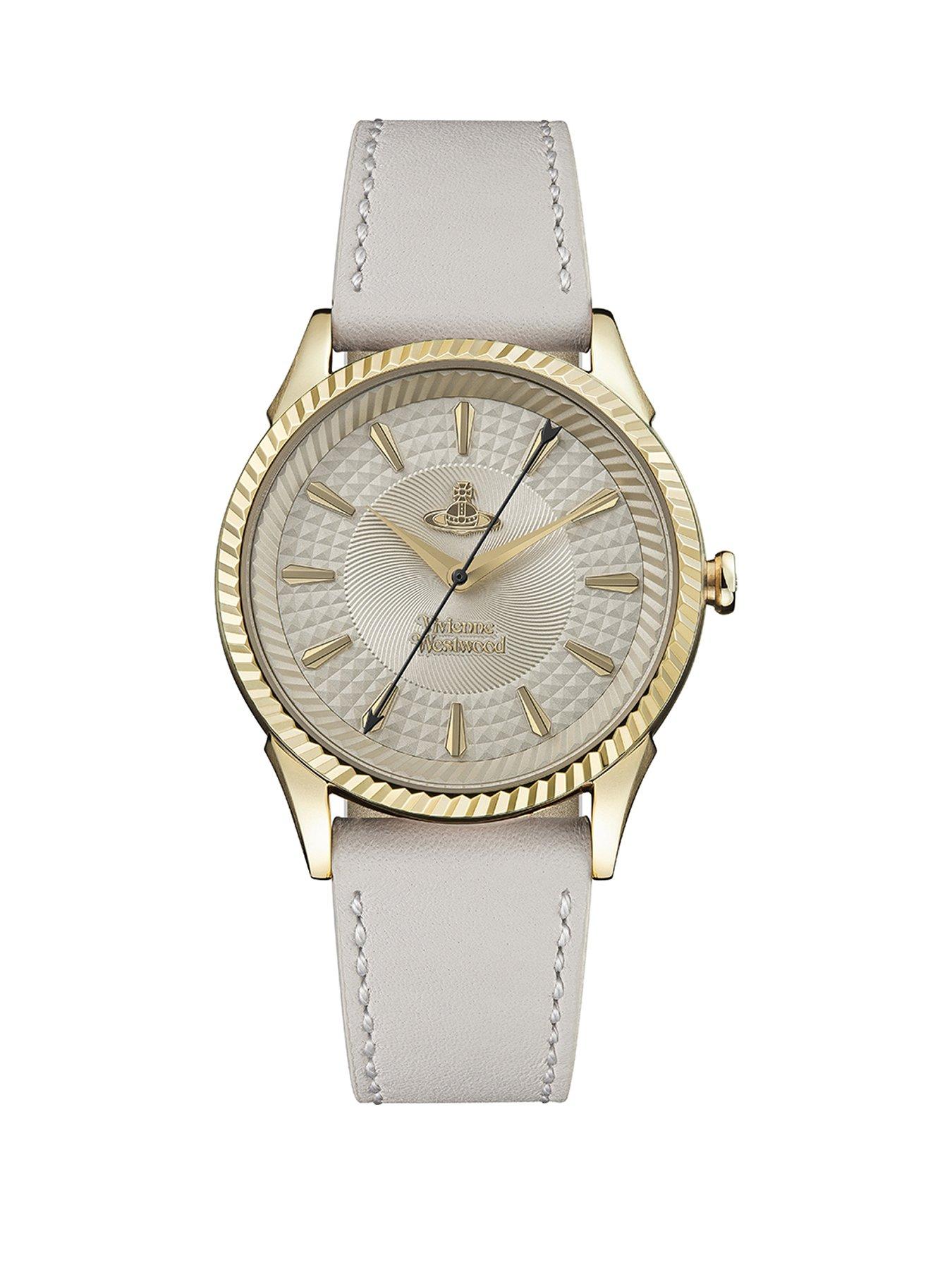 undefined Seymour Ladies Quartz Watch with Nude Leather Strap