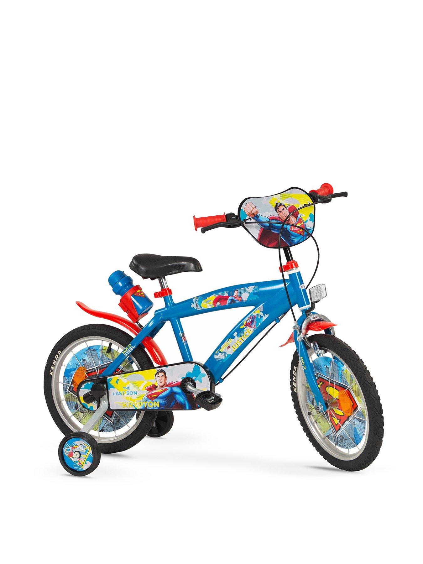 Image 1 of 7 of Superman 16" Bicycle - Blue