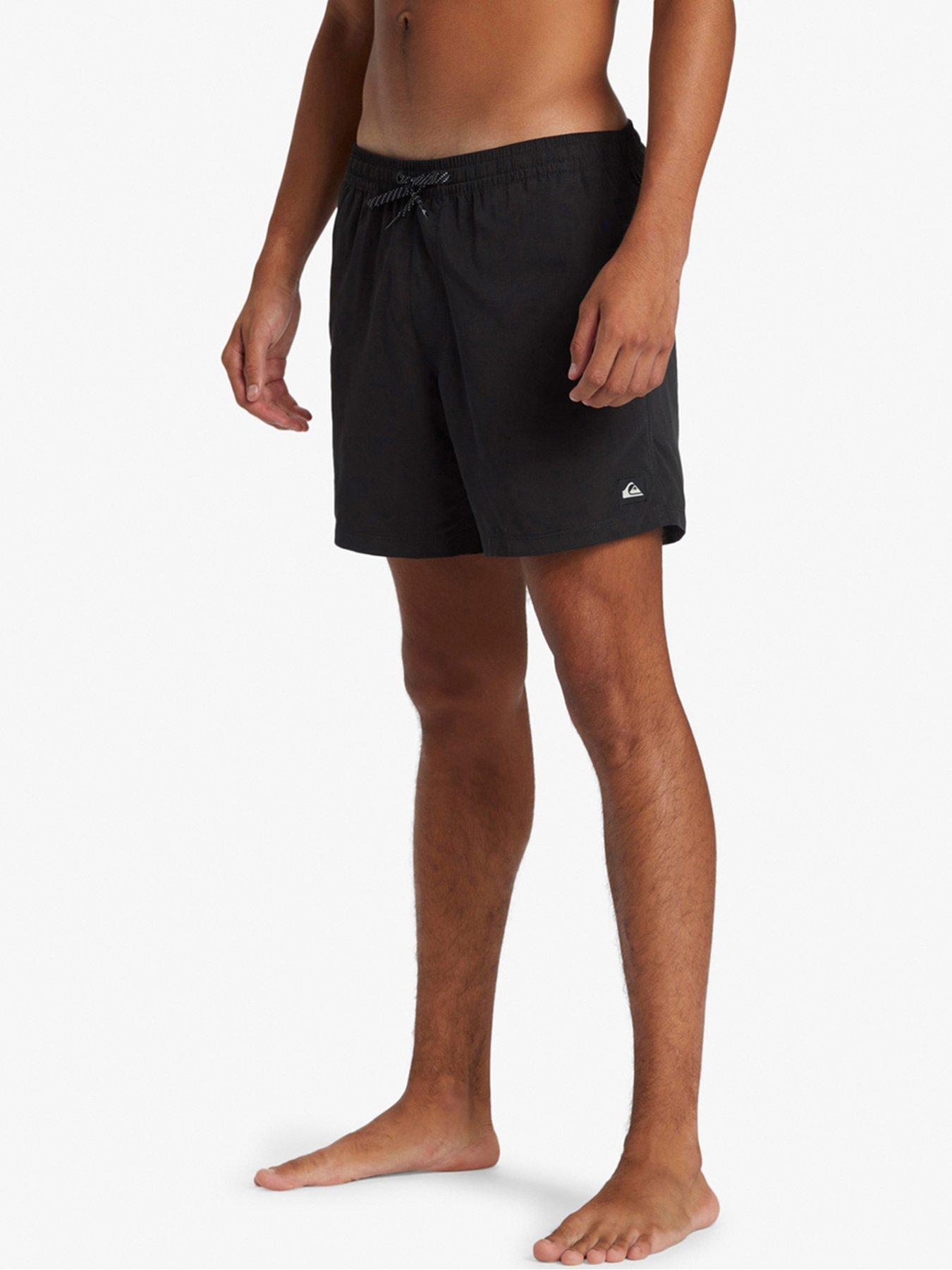 Quiksilver Mens Everyday Solid Volley Shorts 15 Black Very