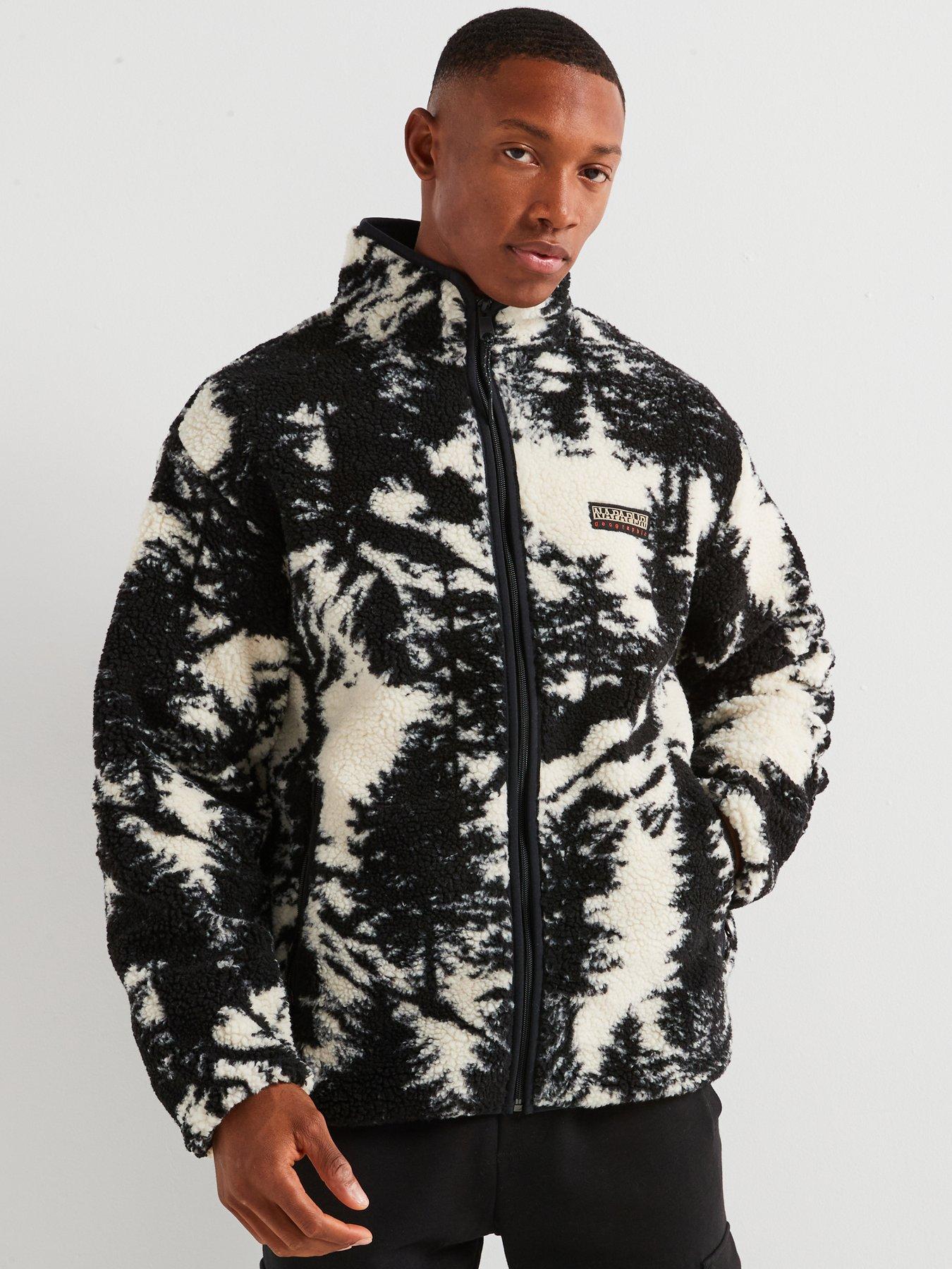 undefined Men's Argient Full-Zip Fleece -- Black/Cream