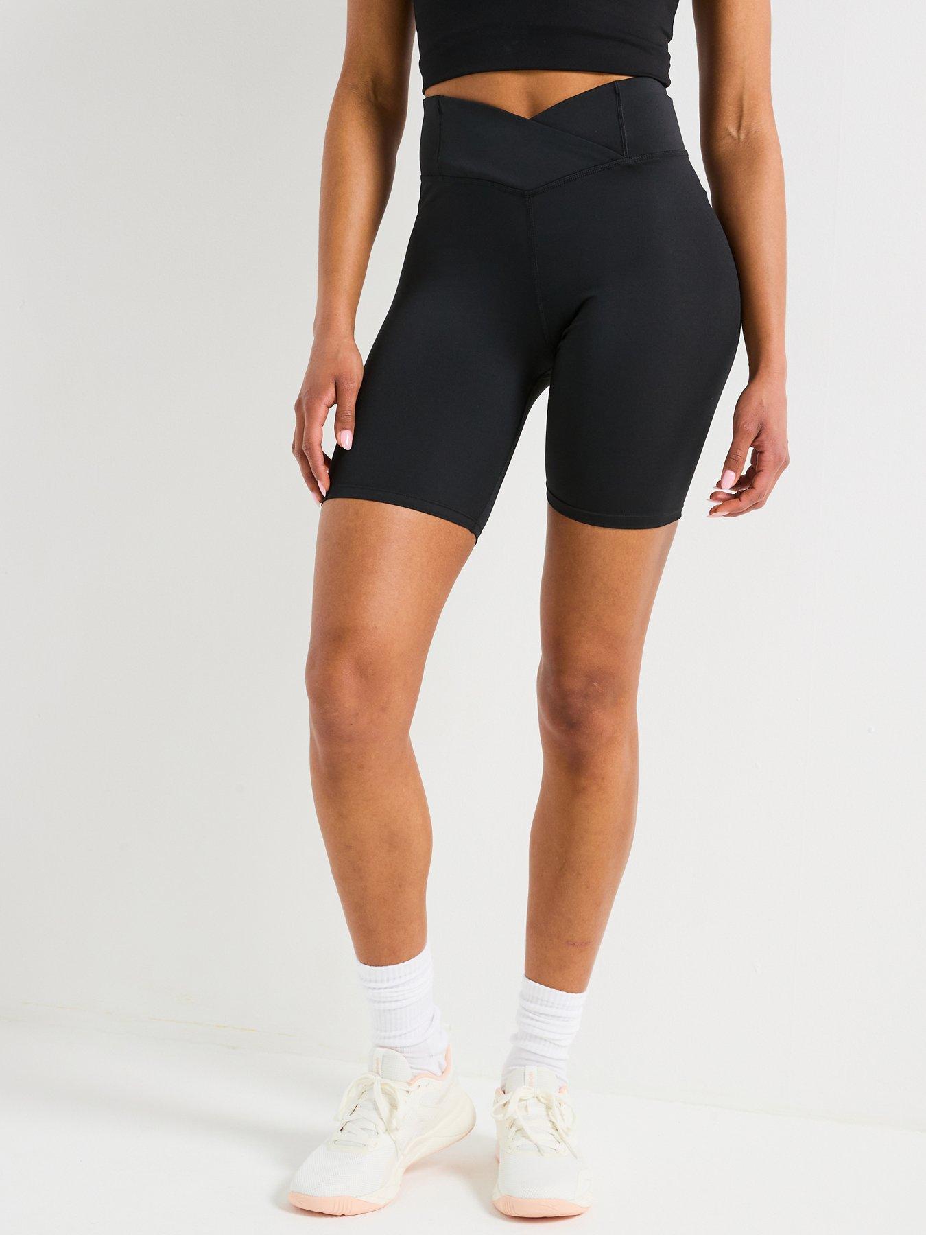 undefined Womens Training Bike Shorts - Black