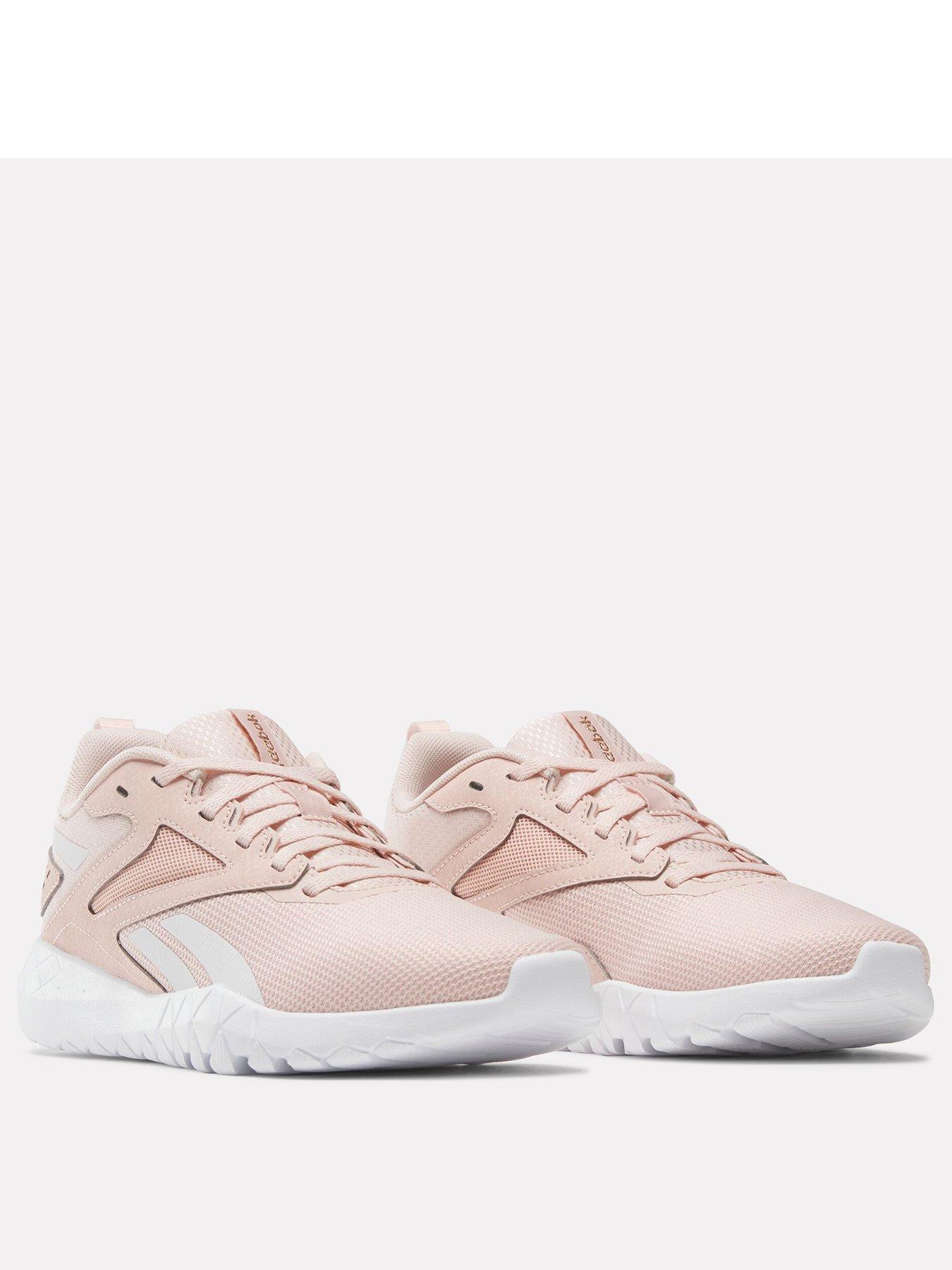 Pink reebok womens on sale