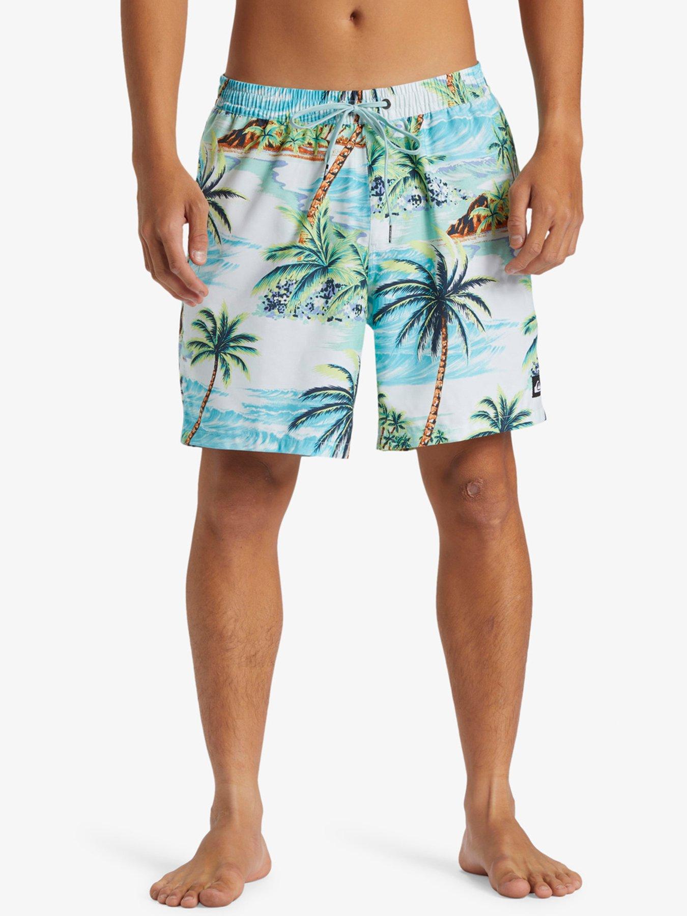 Quiksilver Mens Everyday Stripe 19 Inch Board Shorts Off White Very . uk