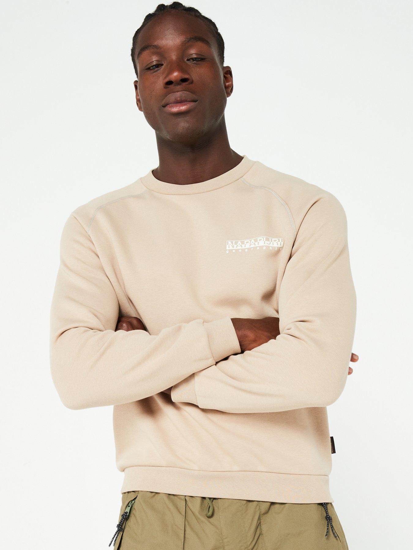 NAPAPIJRI Men s Rollin Back Graphic Sweatshirt Beige Very