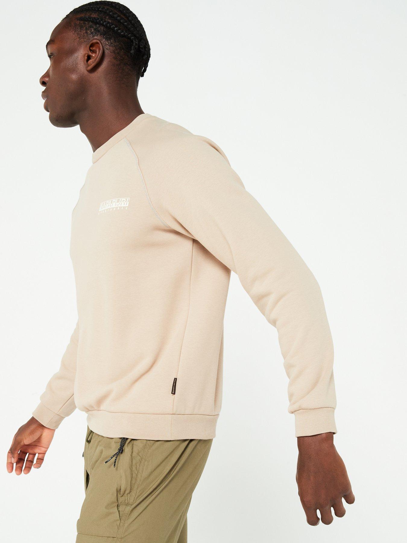 NAPAPIJRI Men s Rollin Back Graphic Sweatshirt Beige Very