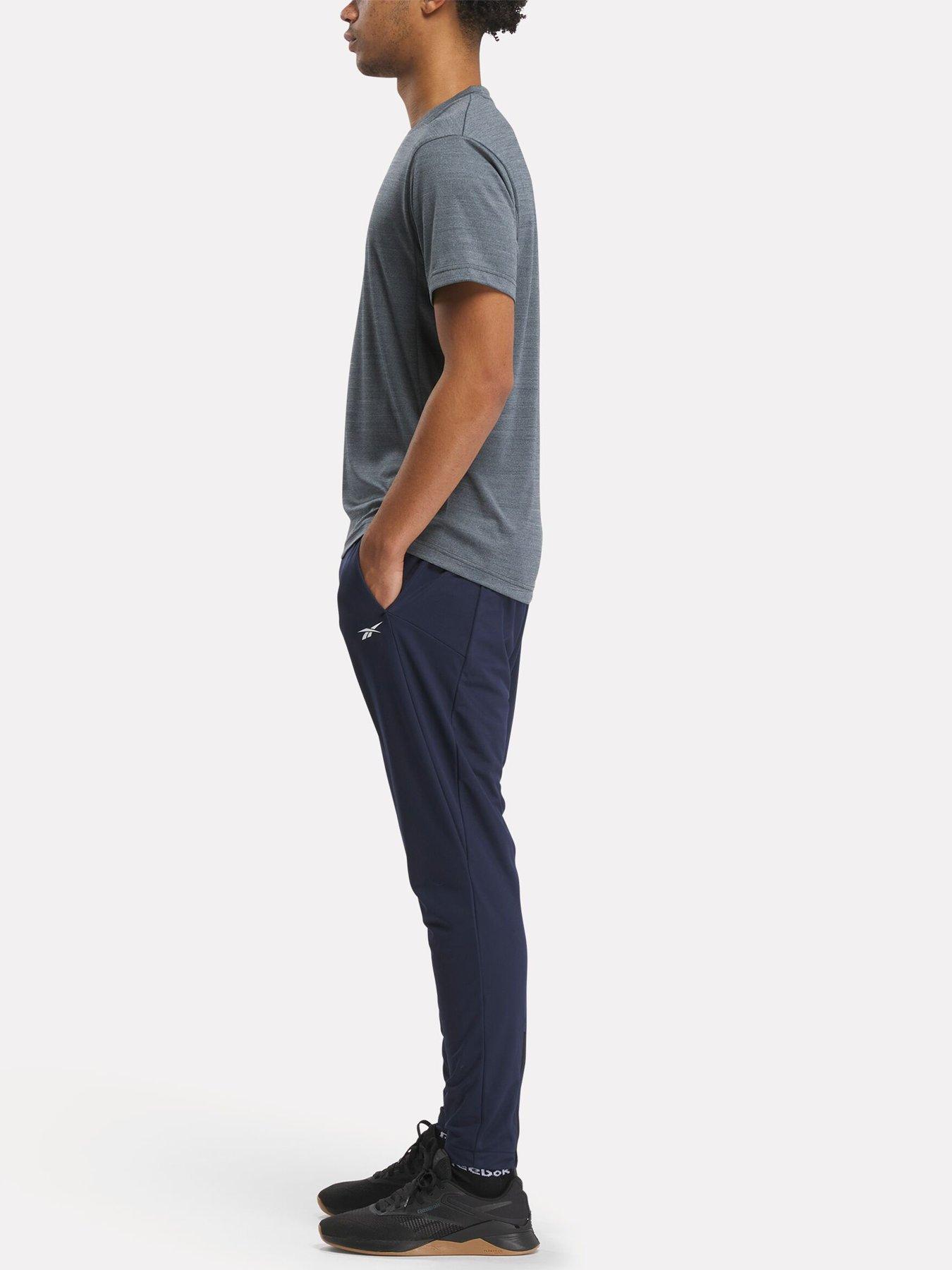 Image 3 of 6 of Reebok Mens Training ID Train Knit Pants - Navy