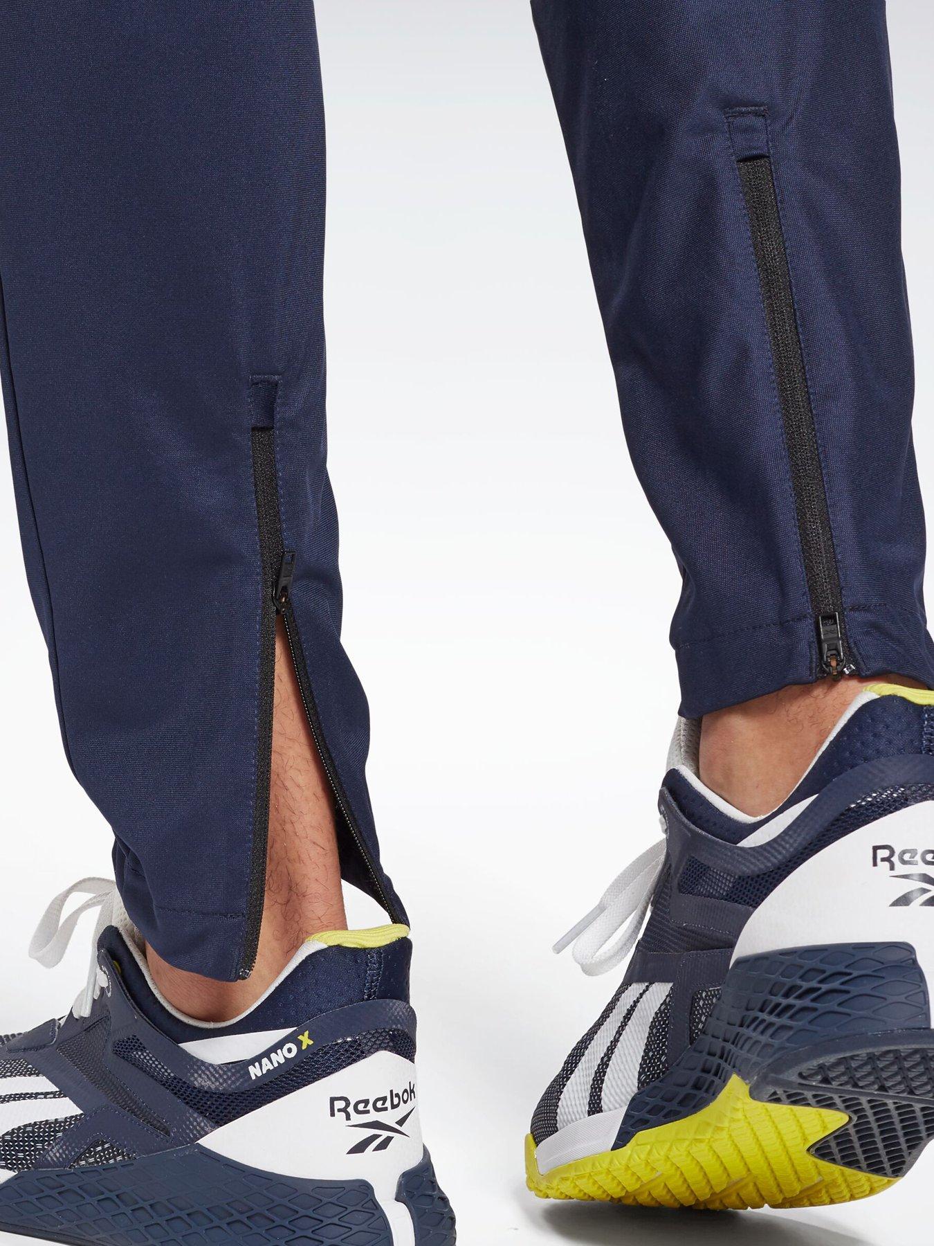 Image 4 of 6 of Reebok Mens Training ID Train Knit Pants - Navy