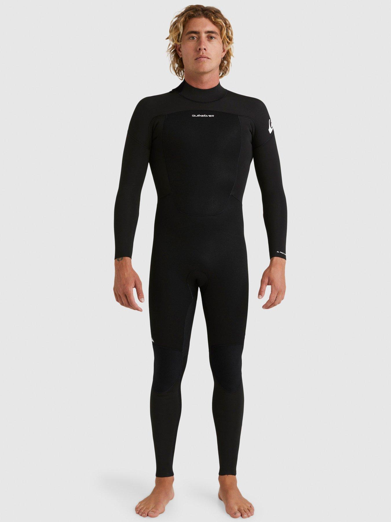 Image 3 of 6 of Quiksilver Mens Prologue 4/3 Back Zip Long Sleeve Wetsuit - Black